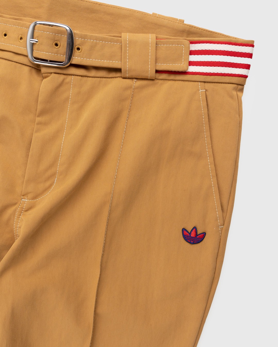 Adidas x Wales Bonner – WB Chino Pants Mesa Brown - Pants - Yellow - Image 6