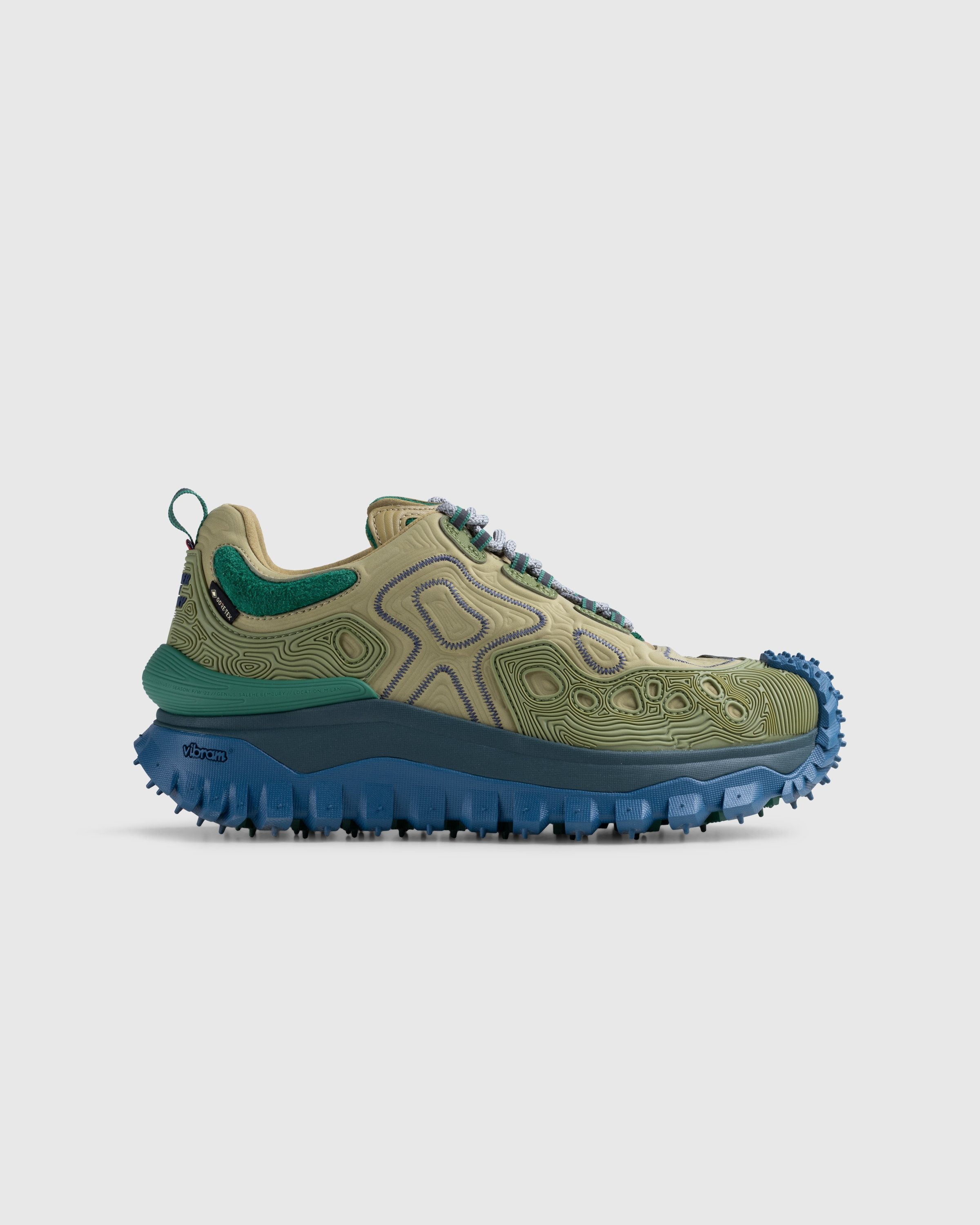 Moncler x Salehe Bembury – Trailgrip Grain Sneakers Beige - Low Top Sneakers - Beige - Image 1