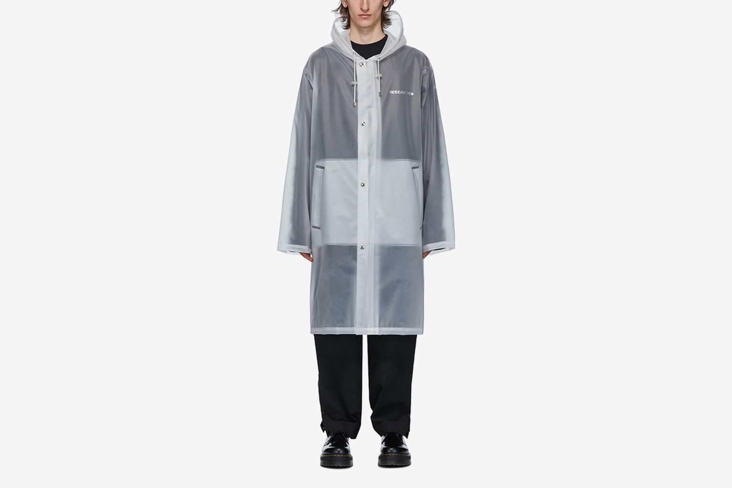 Transparent Hooded Raincoat