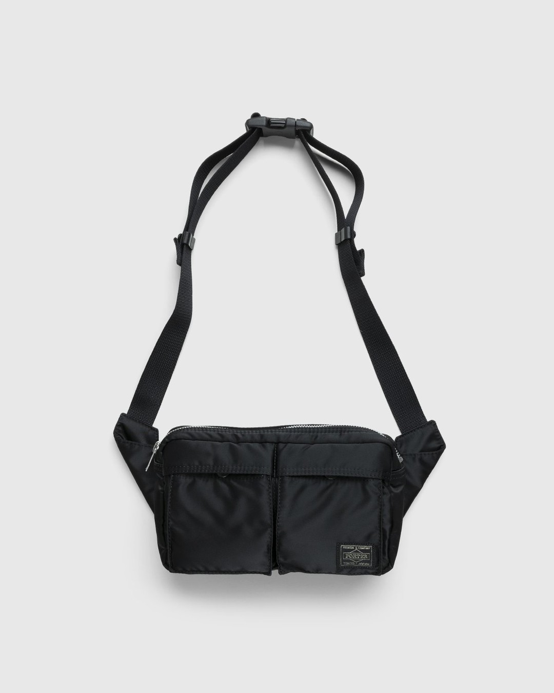 Porter-Yoshida & Co. – Tanker Waist Belt Black - Bags - Black - Image 1