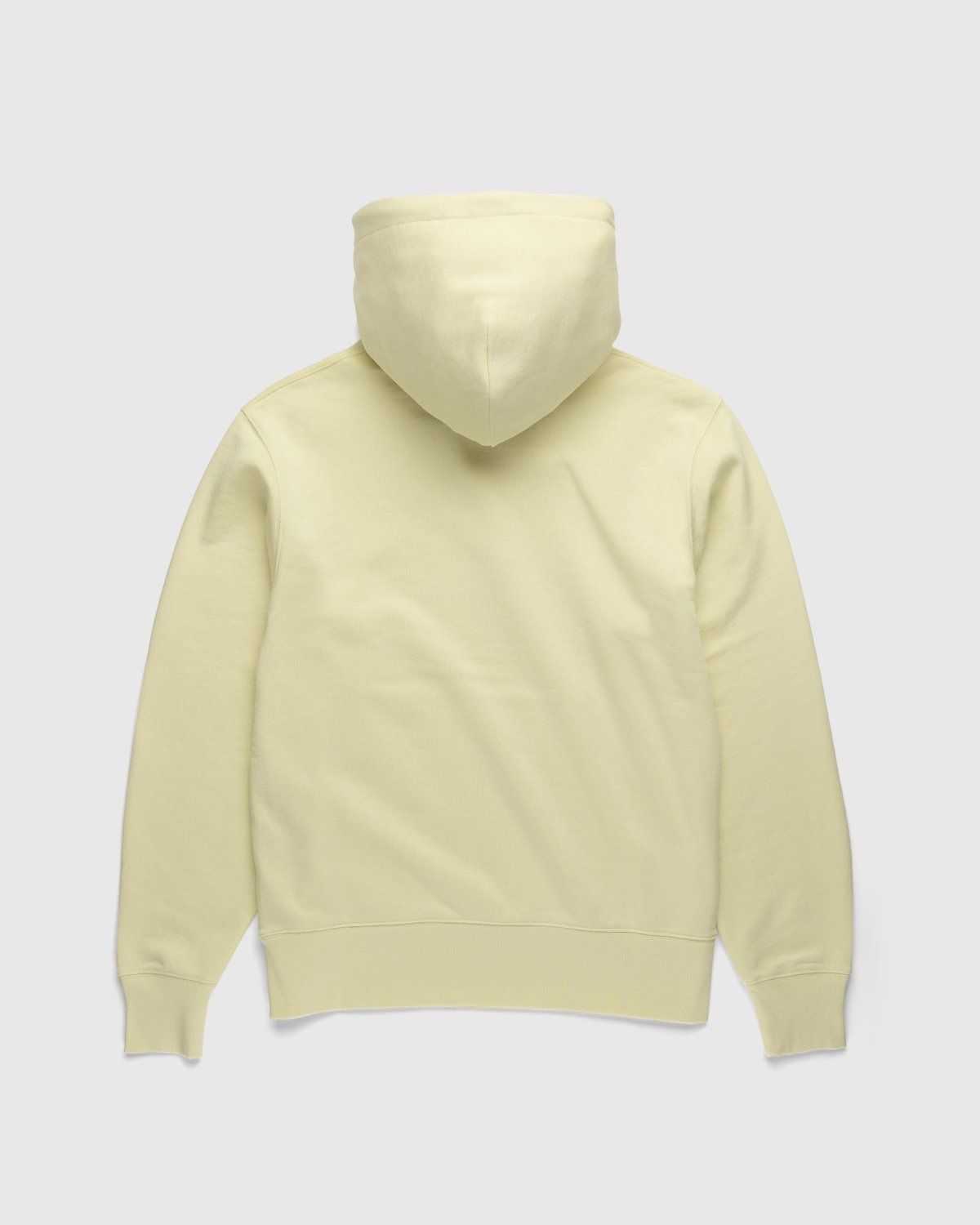 Acne Studios – Organic Cotton Hooded Sweatshirt Vanilla Yellow - Hoodies - Yellow - Image 2
