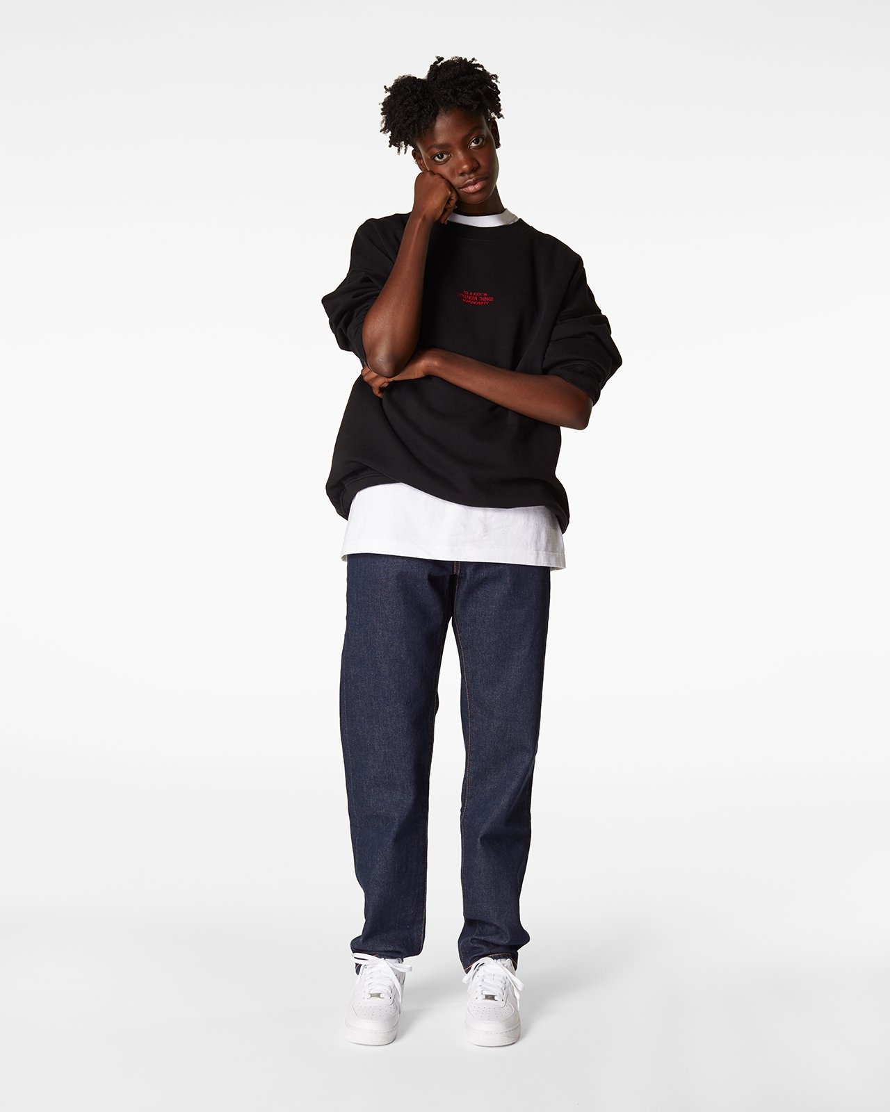 Highsnobiety – Stranger Things City of Hawkins Sweater Black - Sweats - Black - Image 8