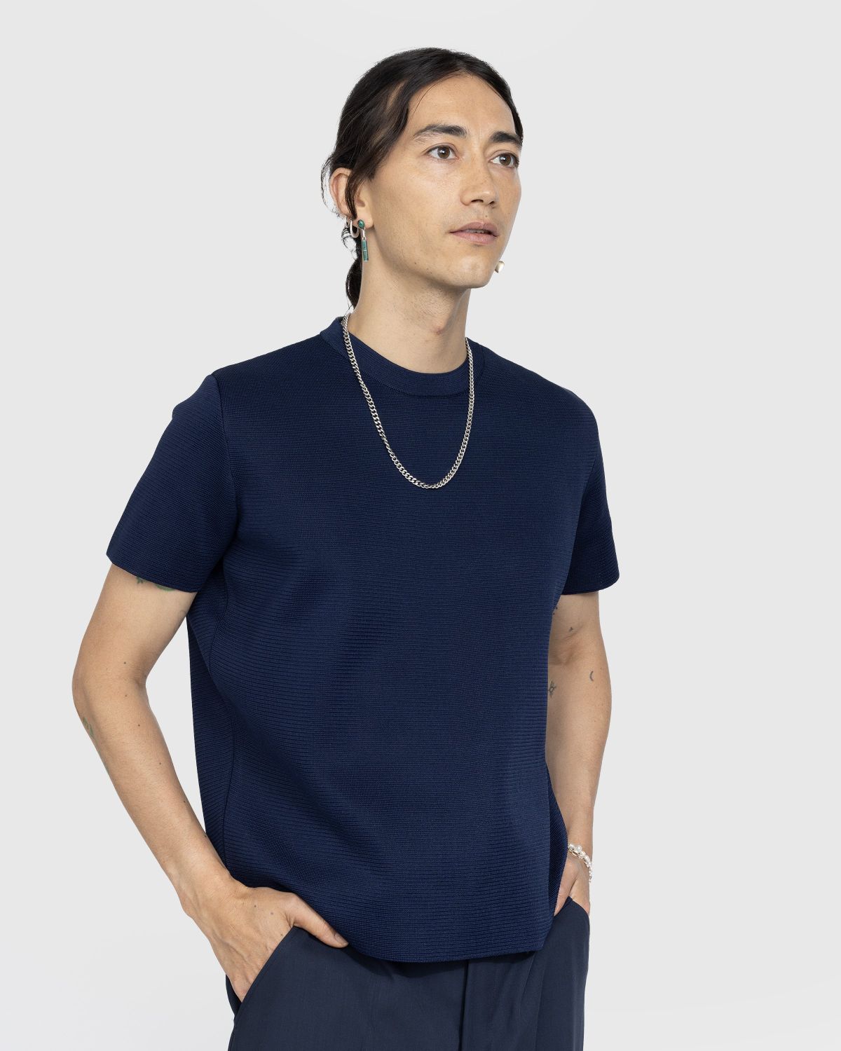 Our Legacy – Knitted T-Shirt Digital Abyss Performance Poly - T-shirts - Multi - Image 2
