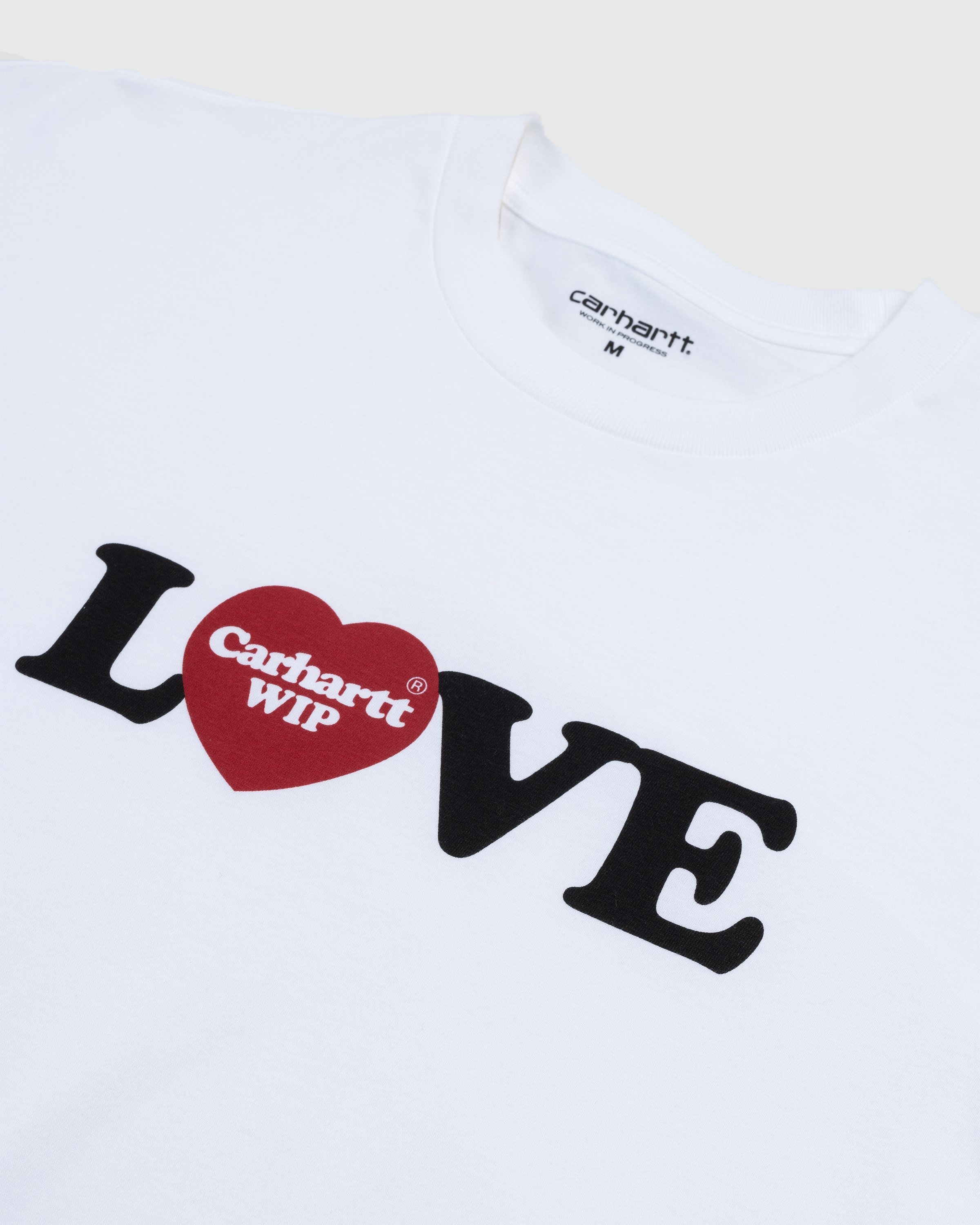 Carhartt WIP – S/S Love T-Shirt White - Tops - White - Image 5