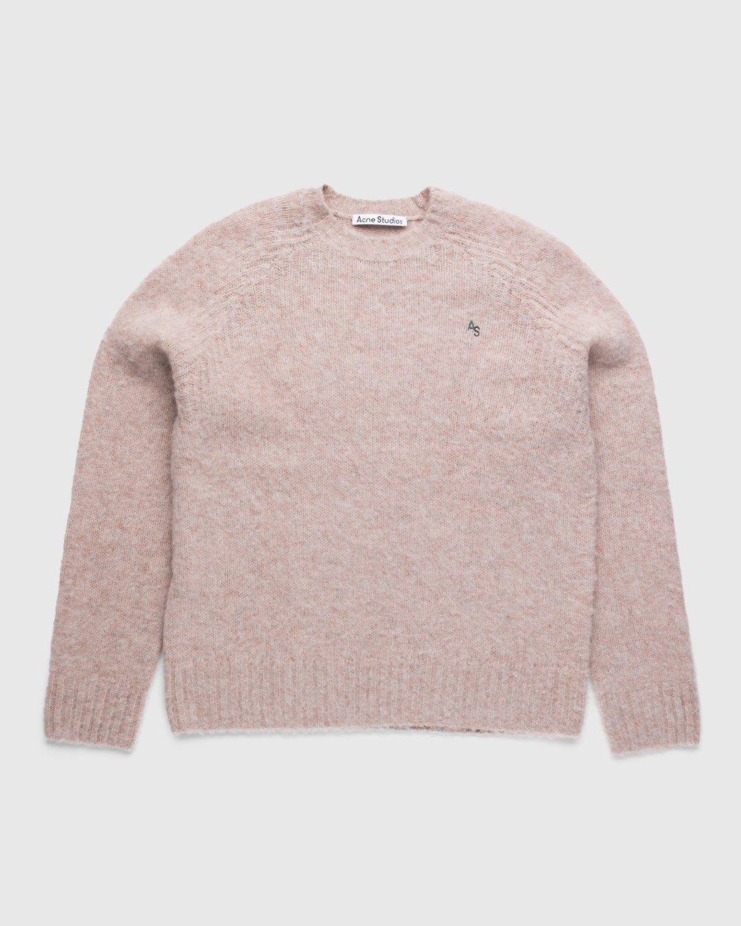 Acne Studios – Knit Sweater Pastel Pink - Crewnecks - Pink - Image 1