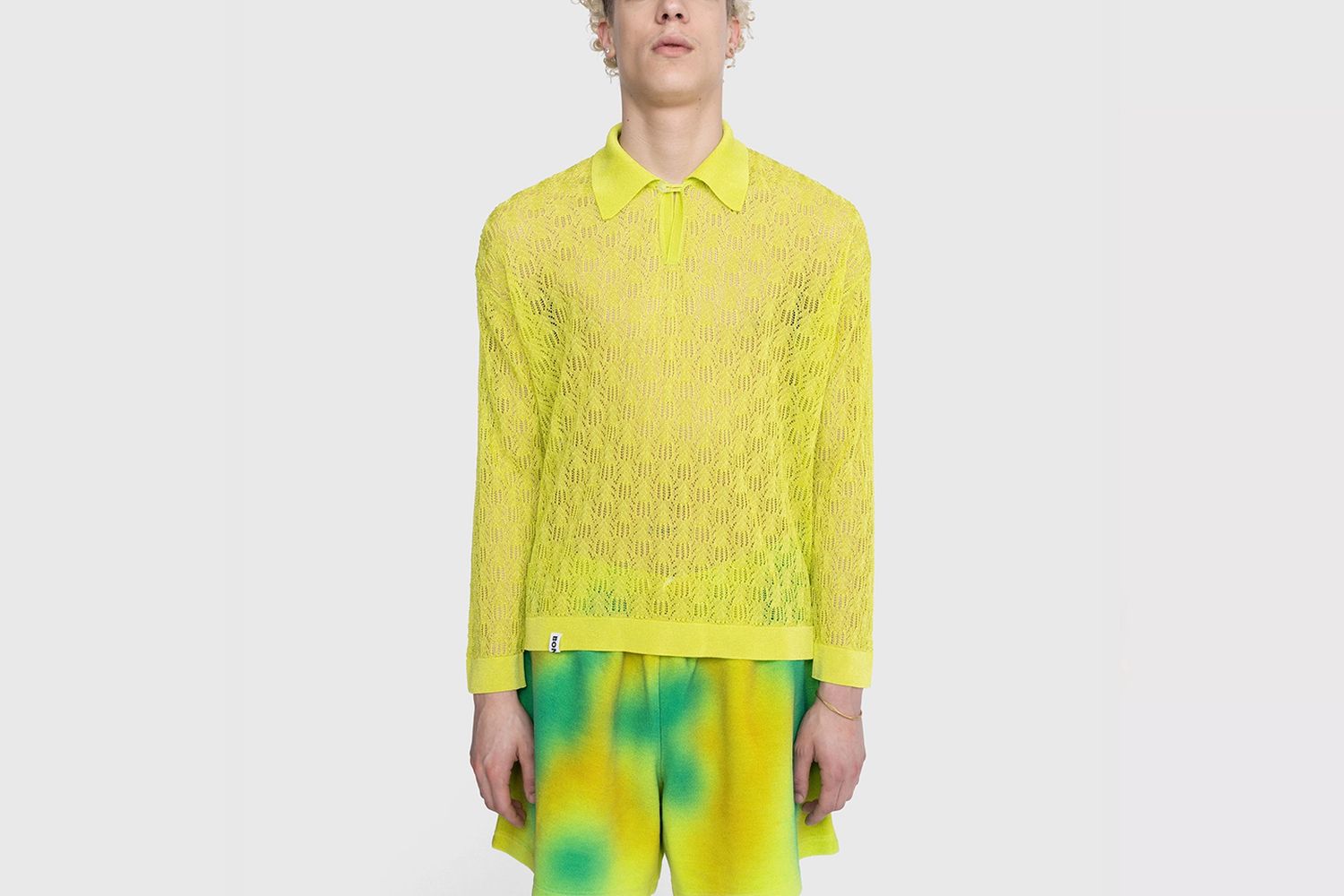Oversize Knit Longsleeve Polo