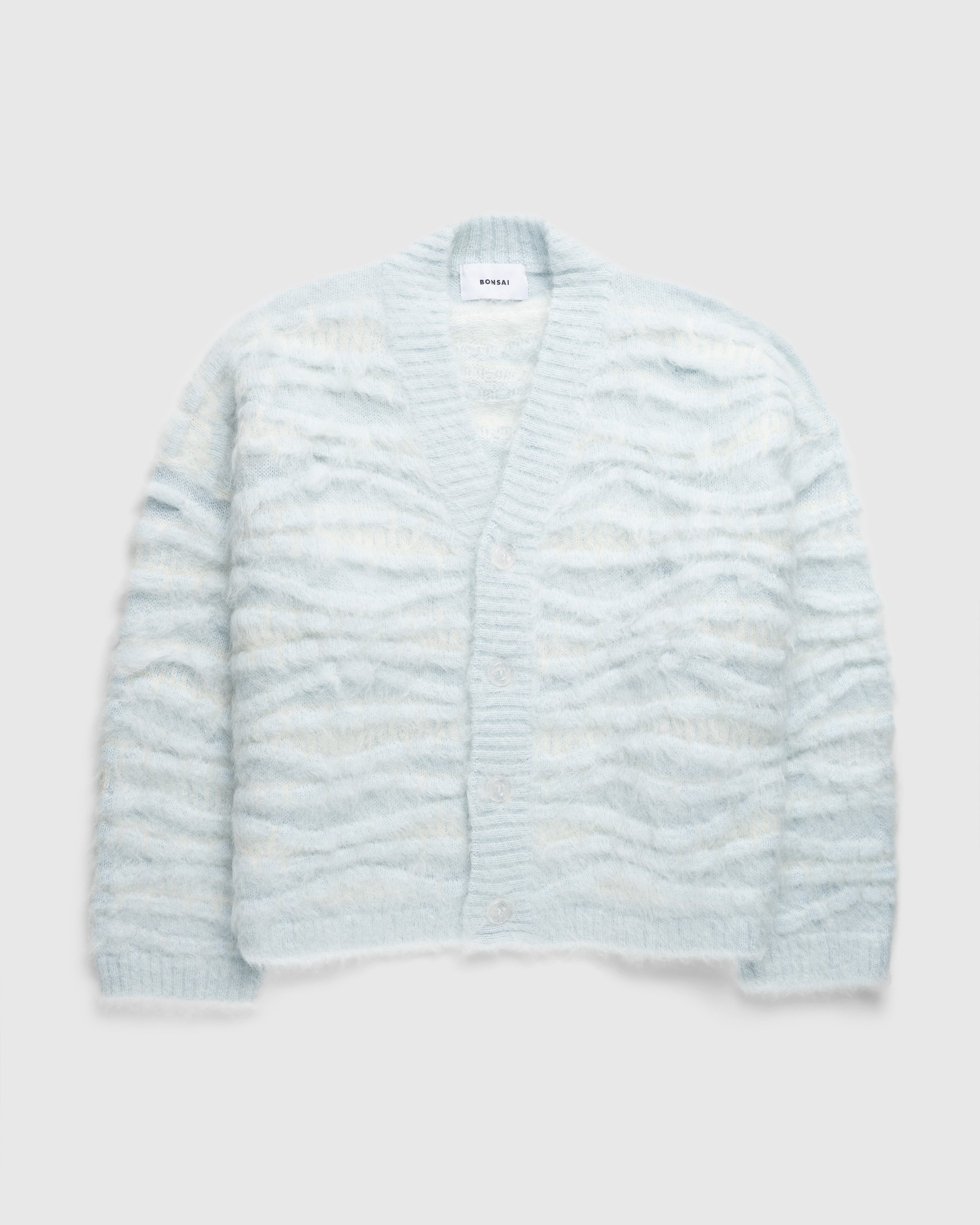 Bonsai – Oversized Knit Cardigan Ice - Knitwear - Blue - Image 1