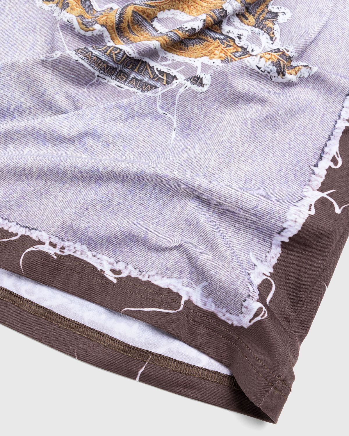 Y/Project – Paris' Best Second Skin T-Shirt Brown/Ice Blue - Tops - Brown - Image 5
