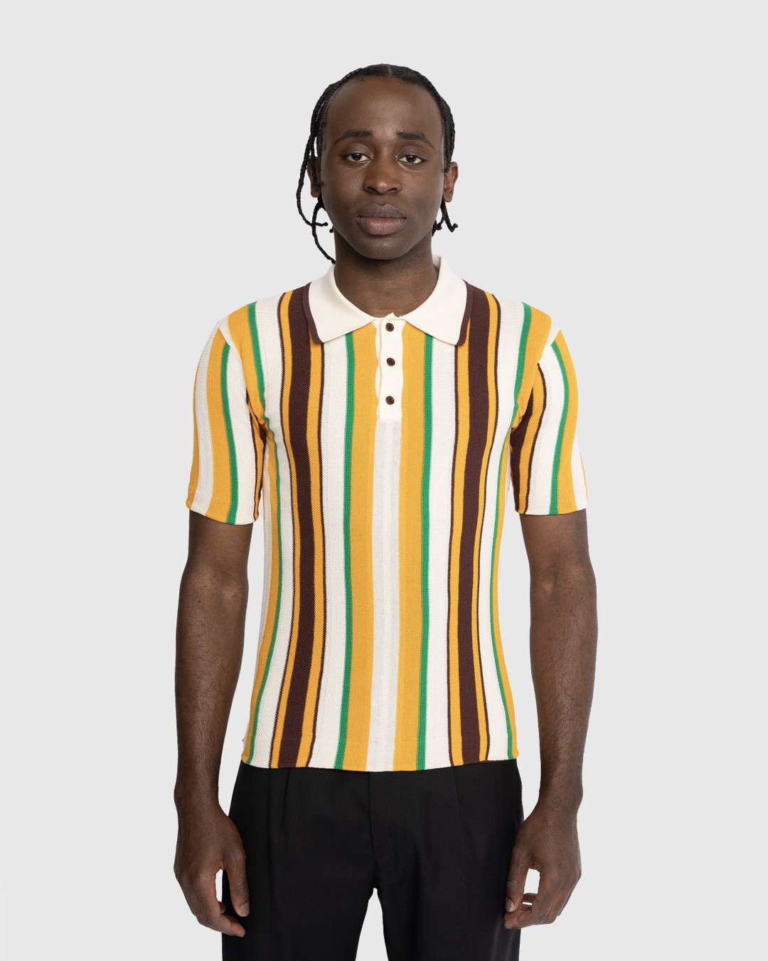 Wales Bonner Optimist Polo Shirt Orange Highsnobiety Shop