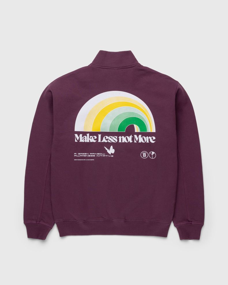BEINGHUNTED x Highsnobiety – BERLIN, BERLIN 3 Zip Mock Neck Purple