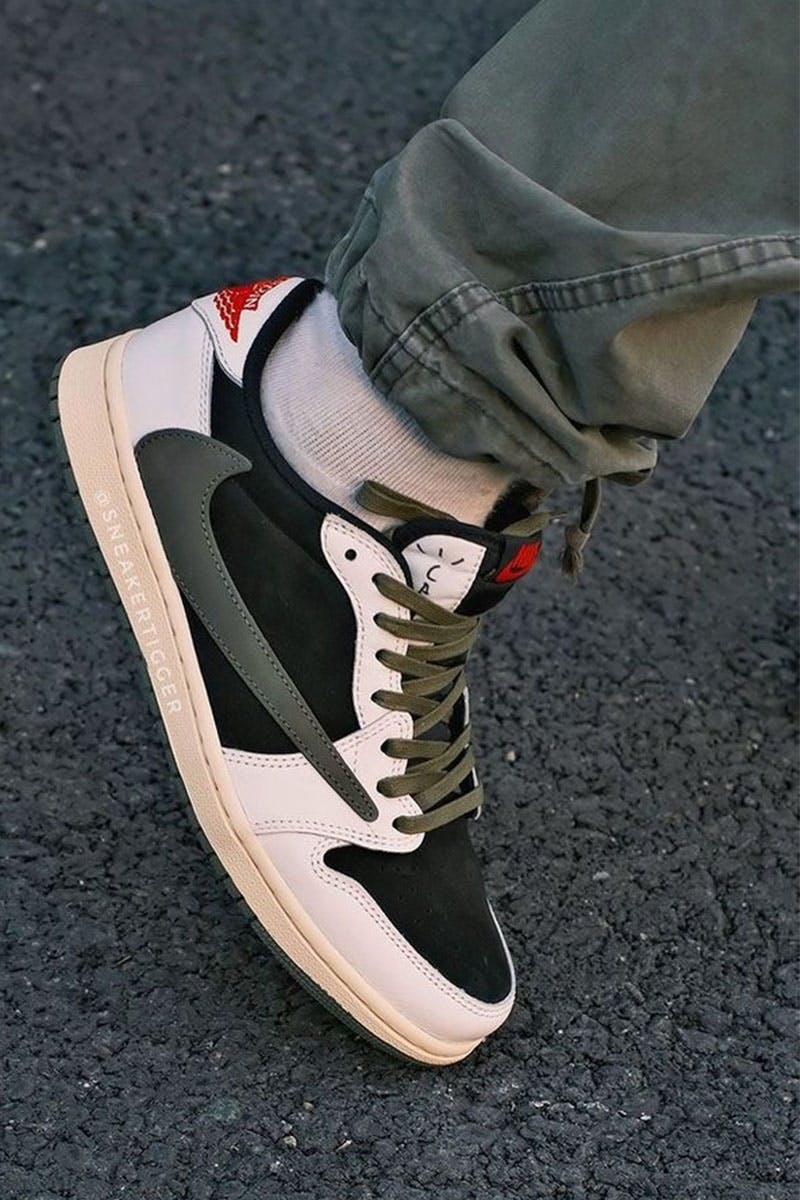 Travis Scott x Nike Air Jordan 1 Low "Olive" Release Info