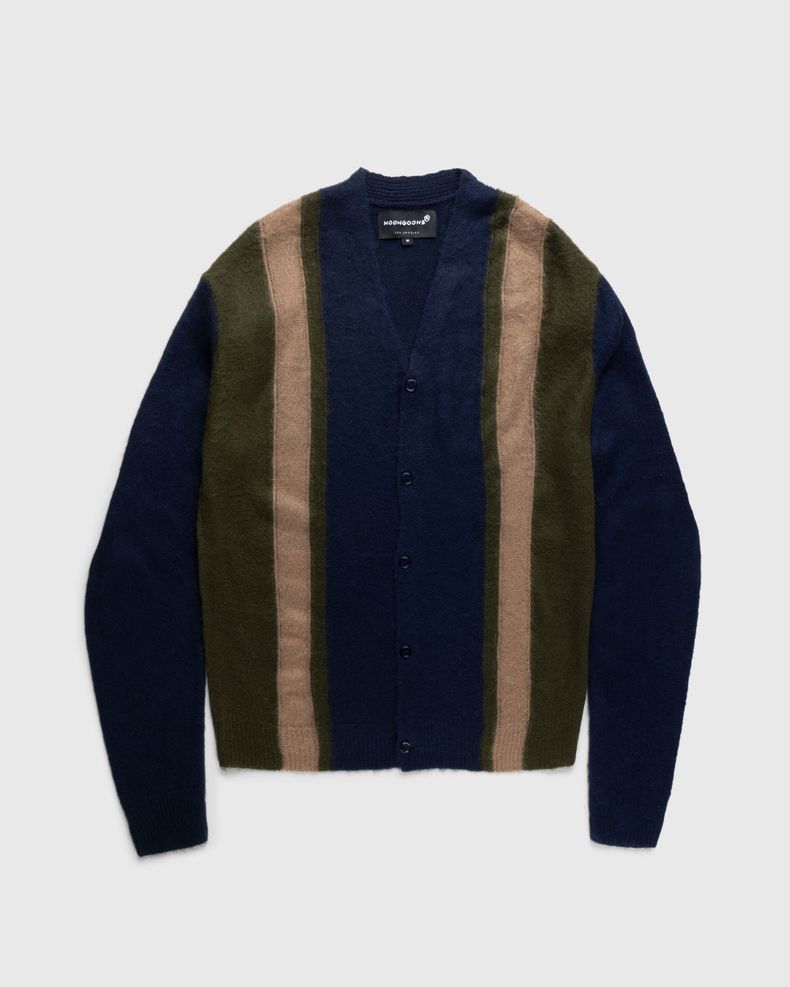 Recess Knit Cardigan Navy/Green
