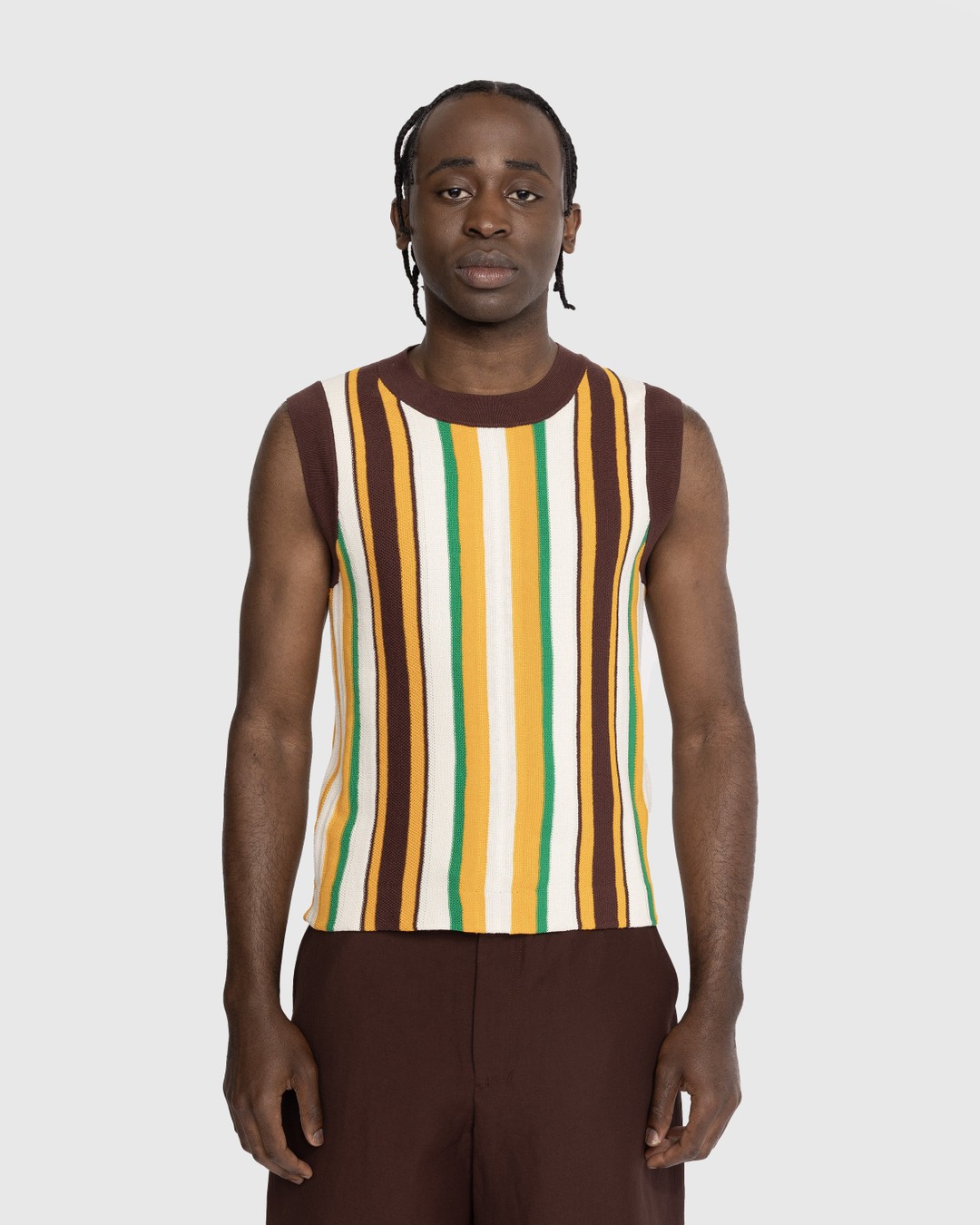 Wales Bonner – Scale Tank - Men Tops - Multi - Image 2