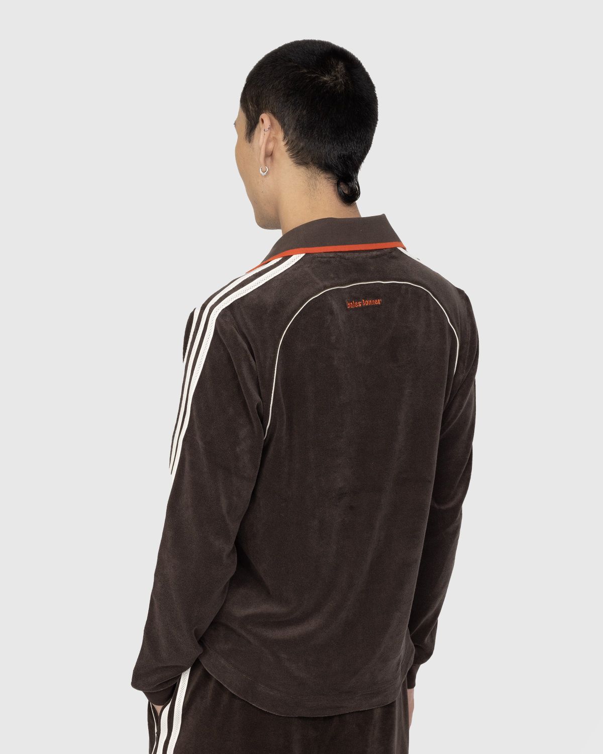 Adidas x Wales Bonner – Logo Embroidered Longsleeve Dark Brown - Longsleeves - Brown - Image 4