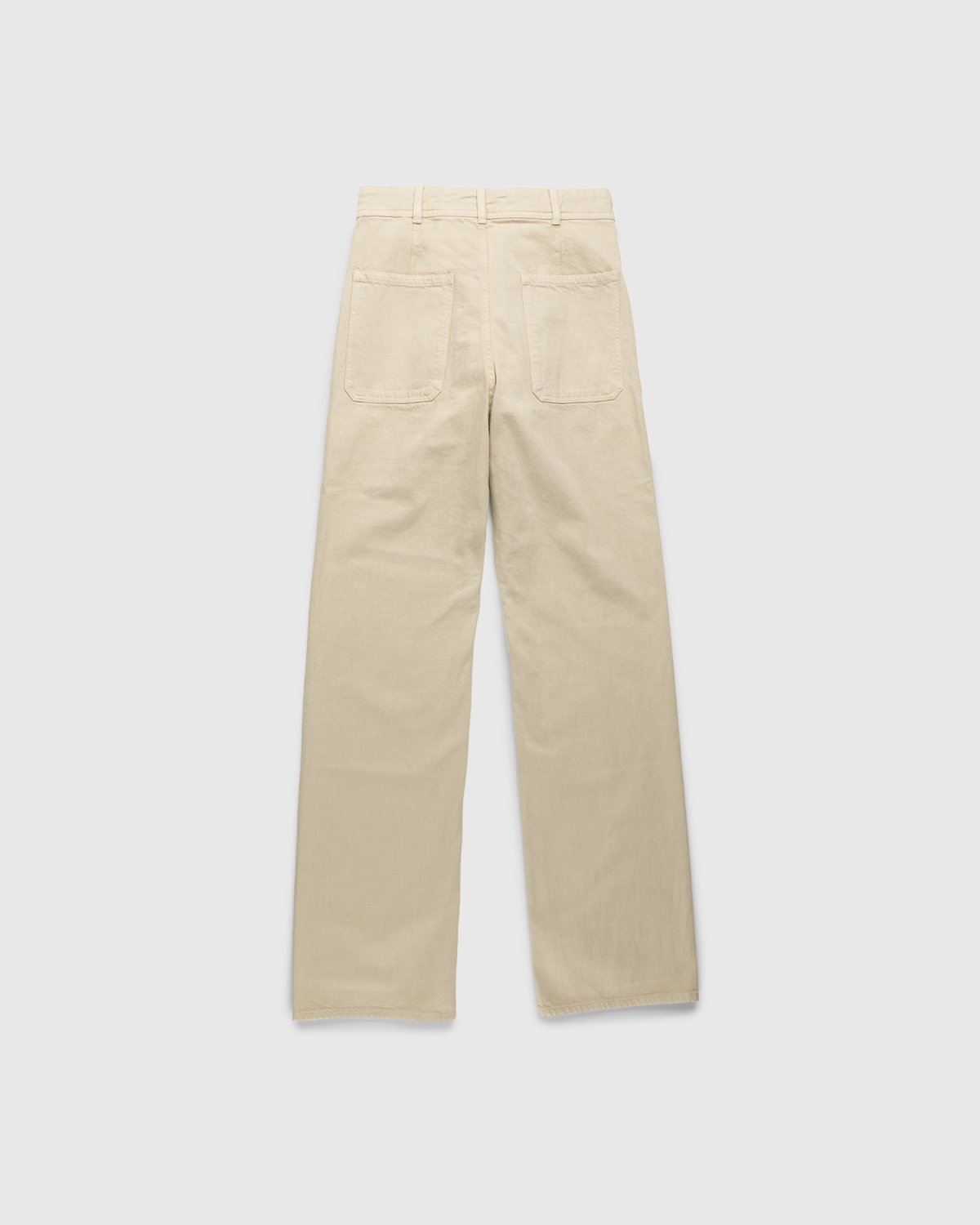 Lemaire – Italian-Woven Denim Sailor Pants Saltpeter - Pants - Beige - Image 2