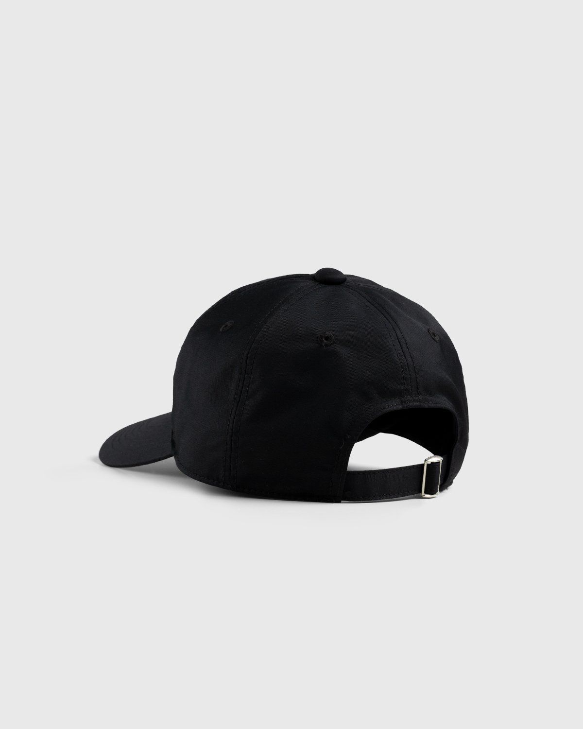 Highsnobiety – Cotton Nylon "H" Logo Cap Black - Hats - Black - Image 3