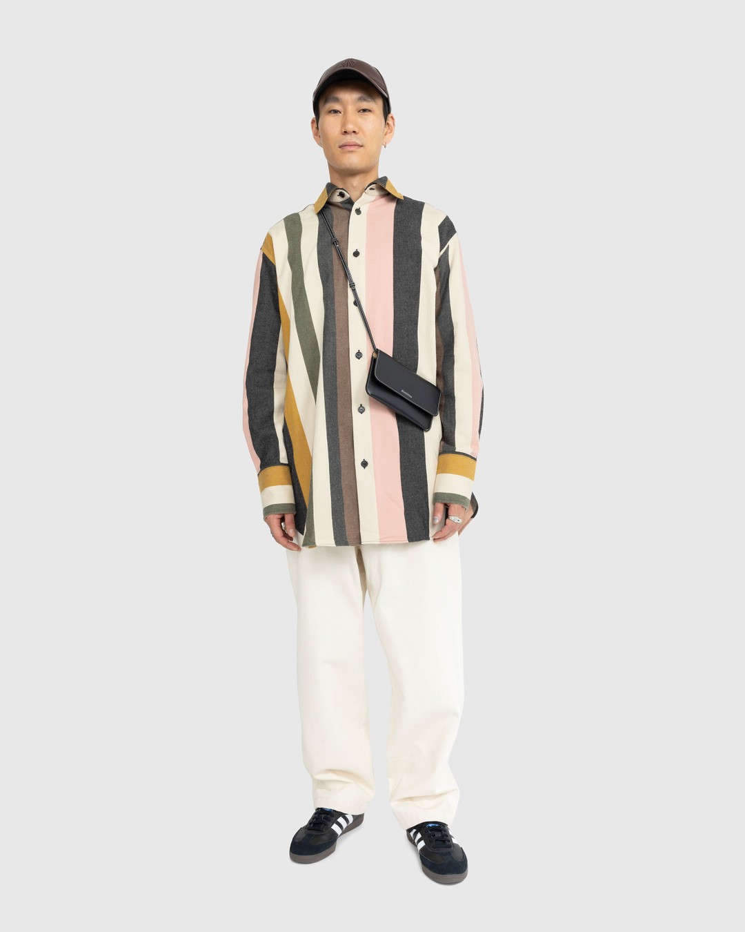 J.W. Anderson – Relaxed Fit Stripe Shirt Multi - Shirts - Multi - Image 3