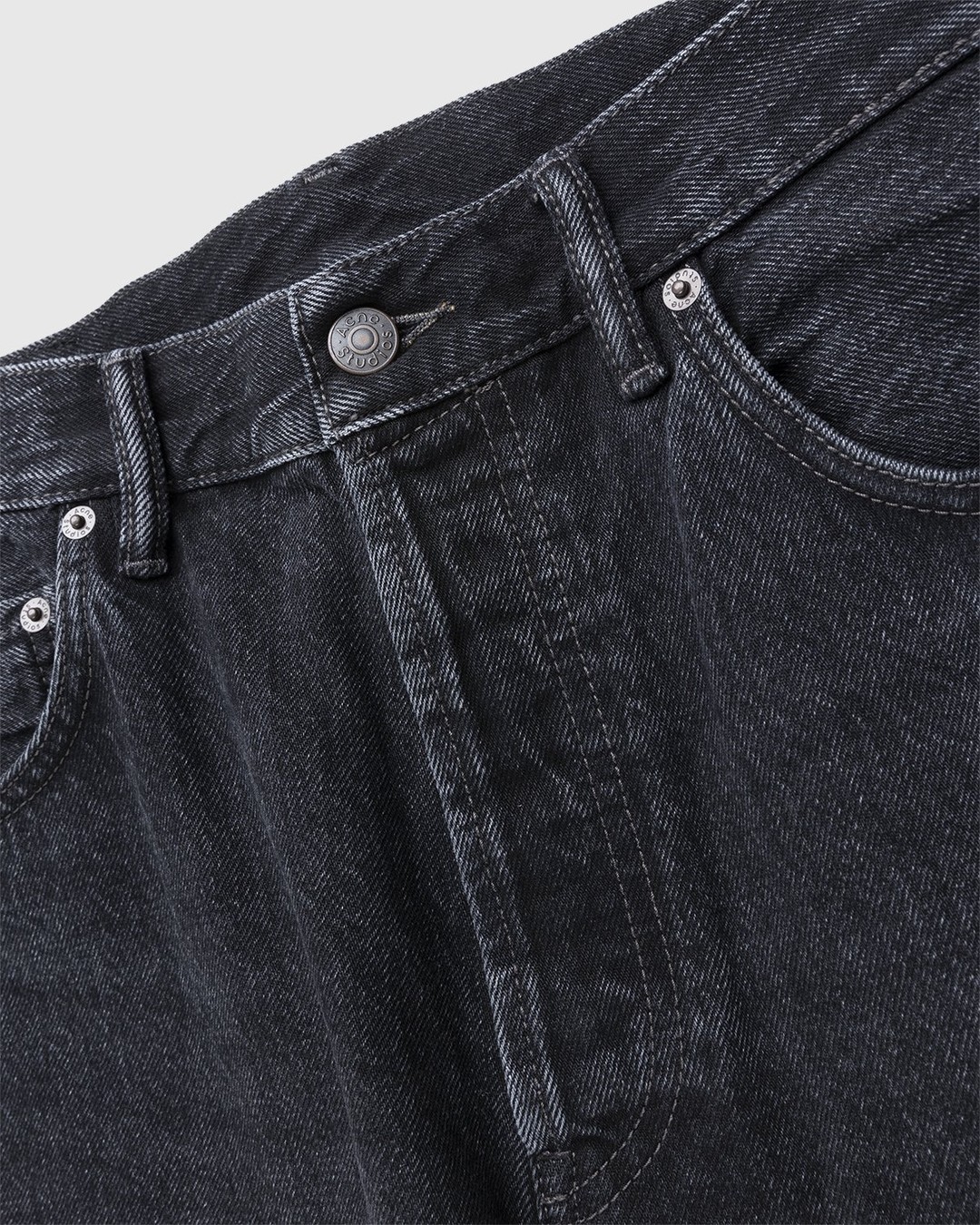 Acne Studios – Brutus 2021M Boot Cut Jeans Black - Pants - Black - Image 4