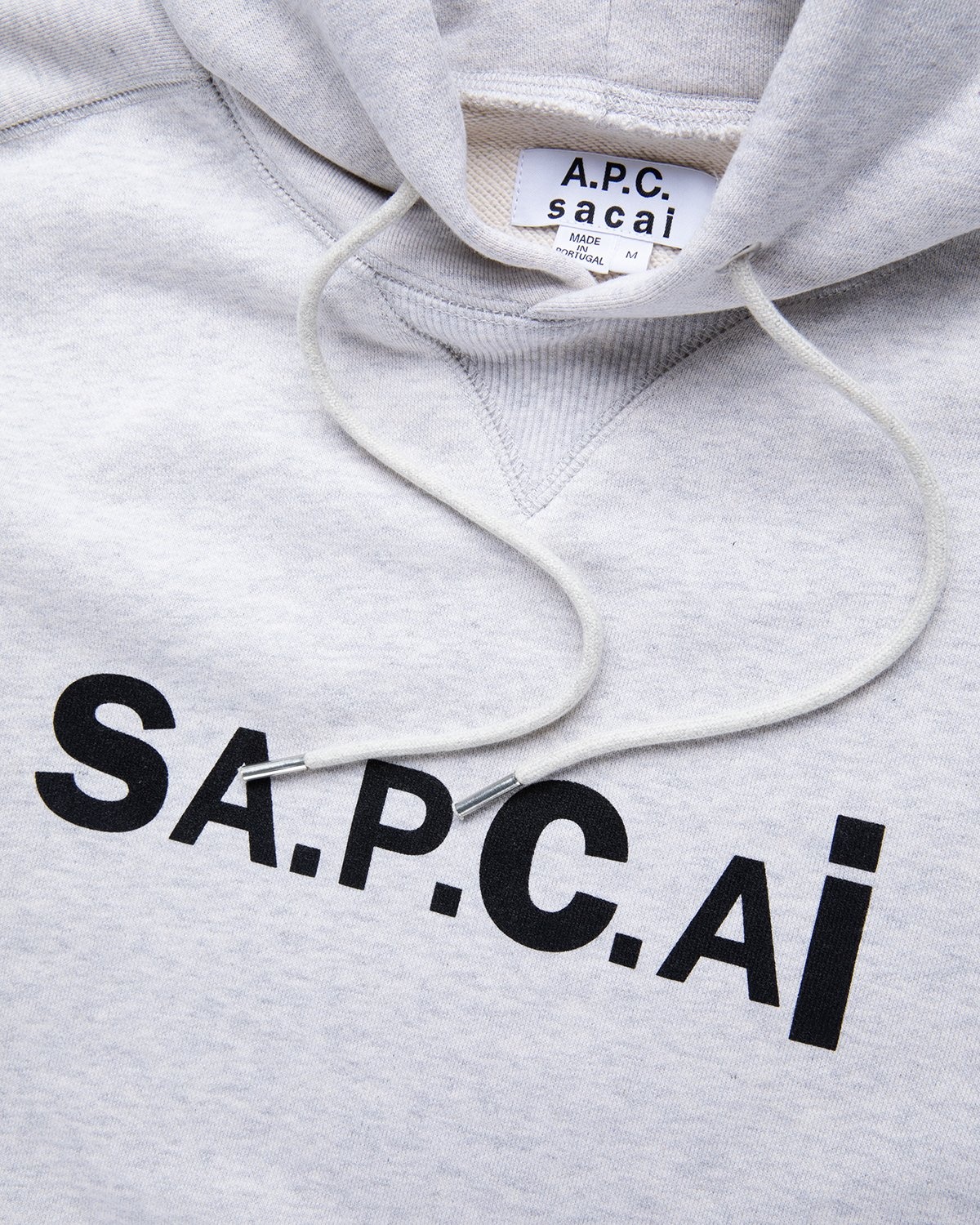 A.P.C. x Sacai – Taiyo Hoodie Light Grey | Highsnobiety Shop