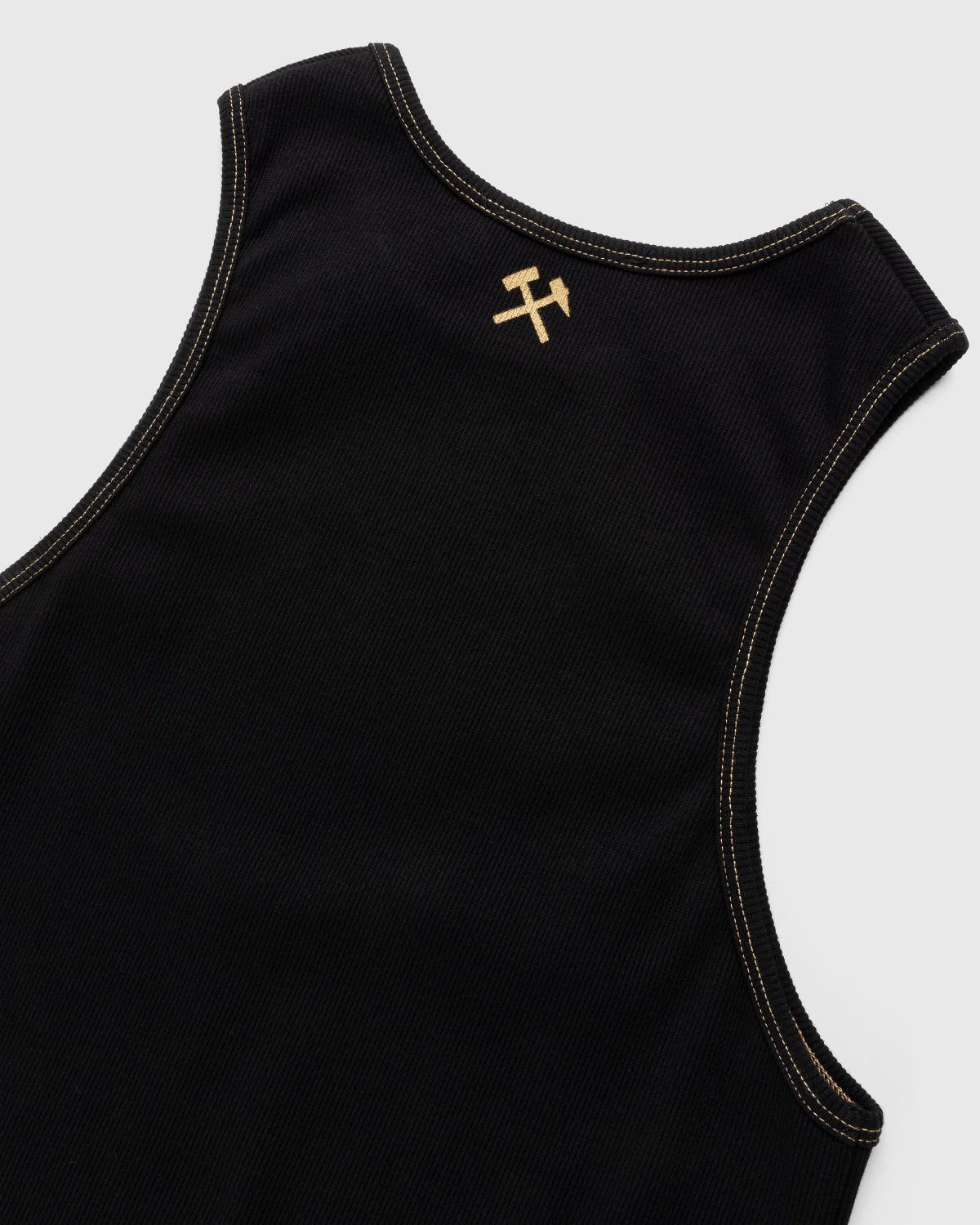 GmbH – Ali Rib Tank Top Black/Yellow - Men Tops - Black - Image 3