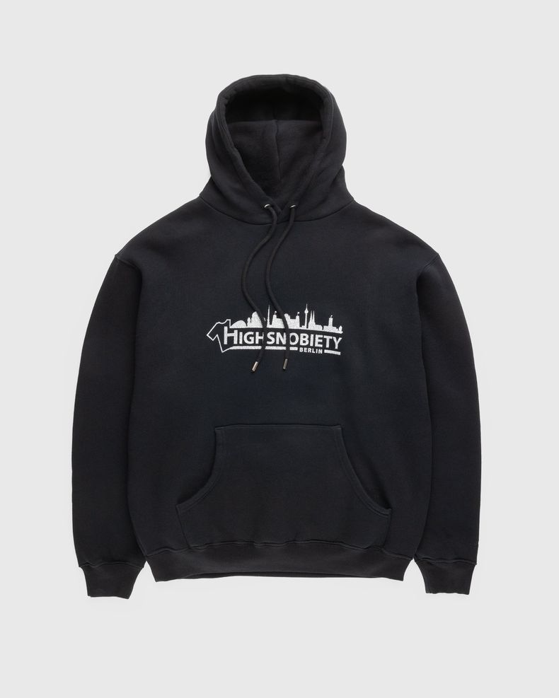 Live From Earth x Highsnobiety – BERLIN, BERLIN 3 Logo Hoodie Black