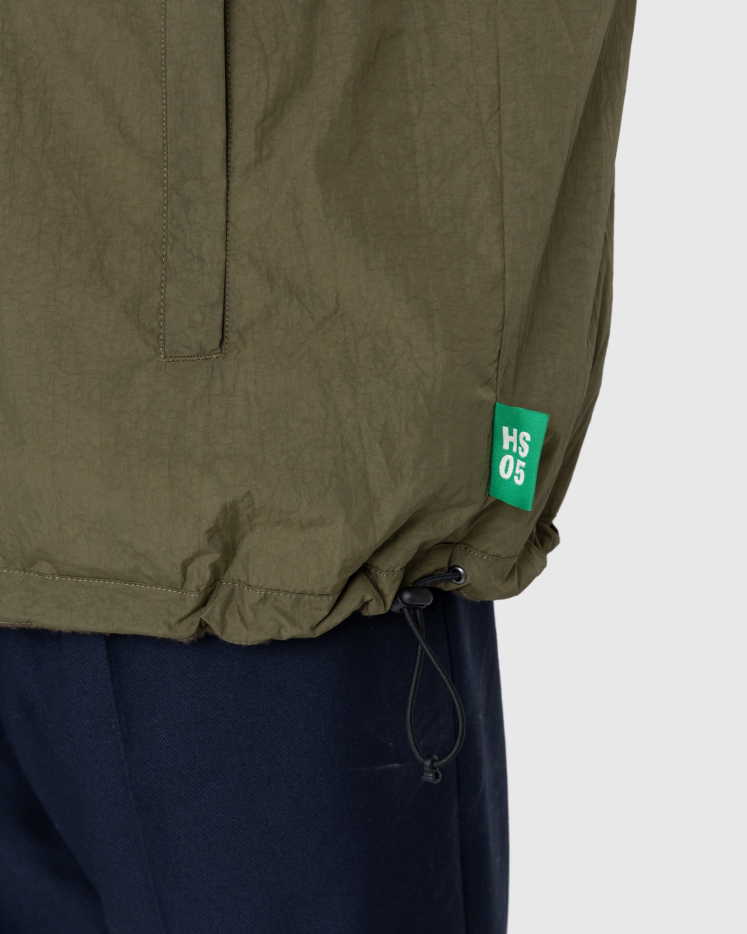 Highsnobiety – Reversible Polar Fleece Zip Jacket Steel Blue/Dark Green - Outerwear - Green - Image 8