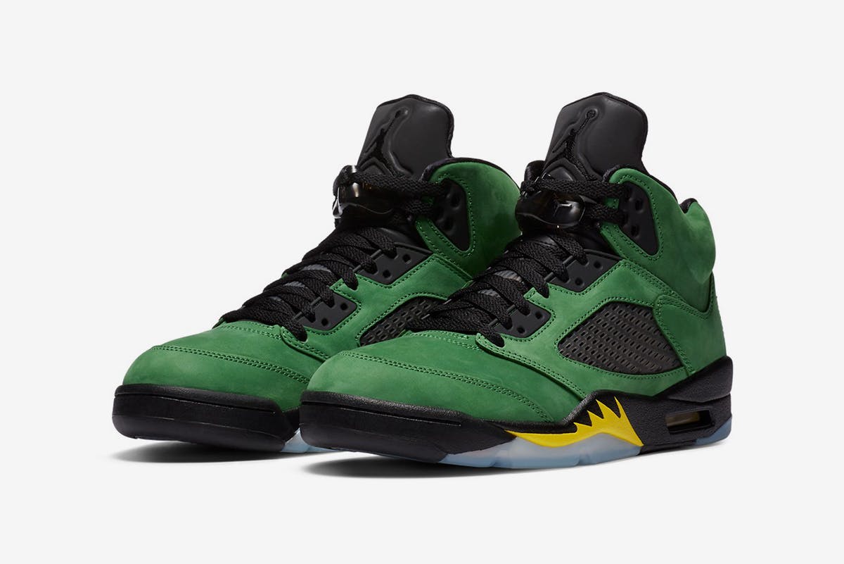 Air Jordan 5 Oregon Ducks