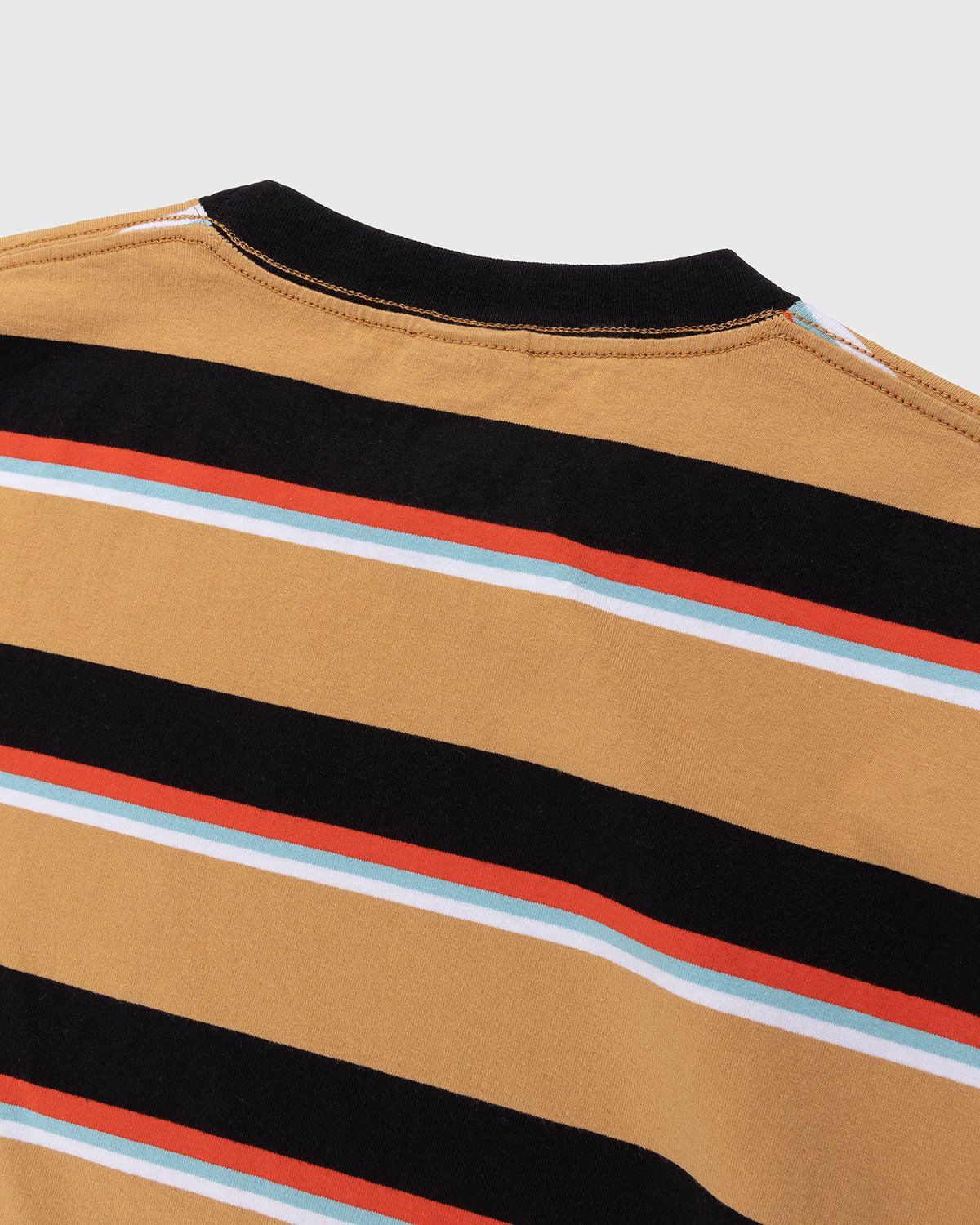Highsnobiety – Stripe Longsleeve Jersey Sand Stone - Longsleeves - Brown - Image 3
