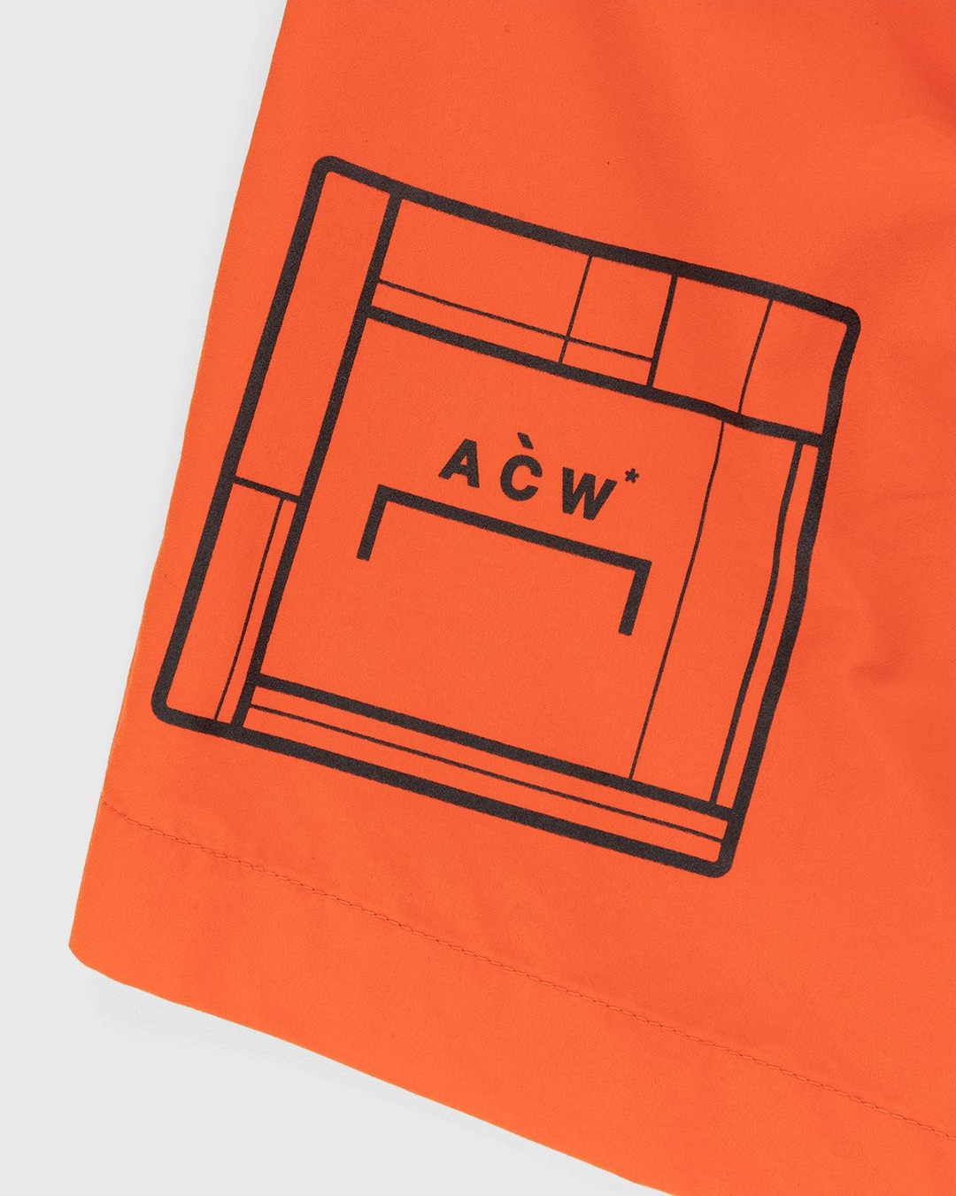 A-Cold-Wall* – Natant Nylon Short Rich Orange - Shorts - Orange - Image 4