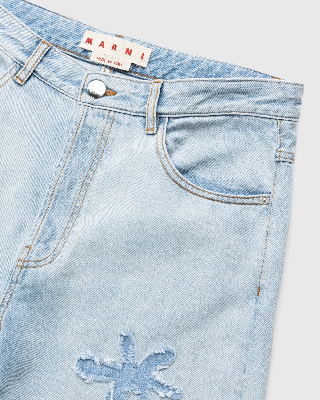 Marni – Daisy Denim Pants Light Blue - Pants - Blue - Image 5