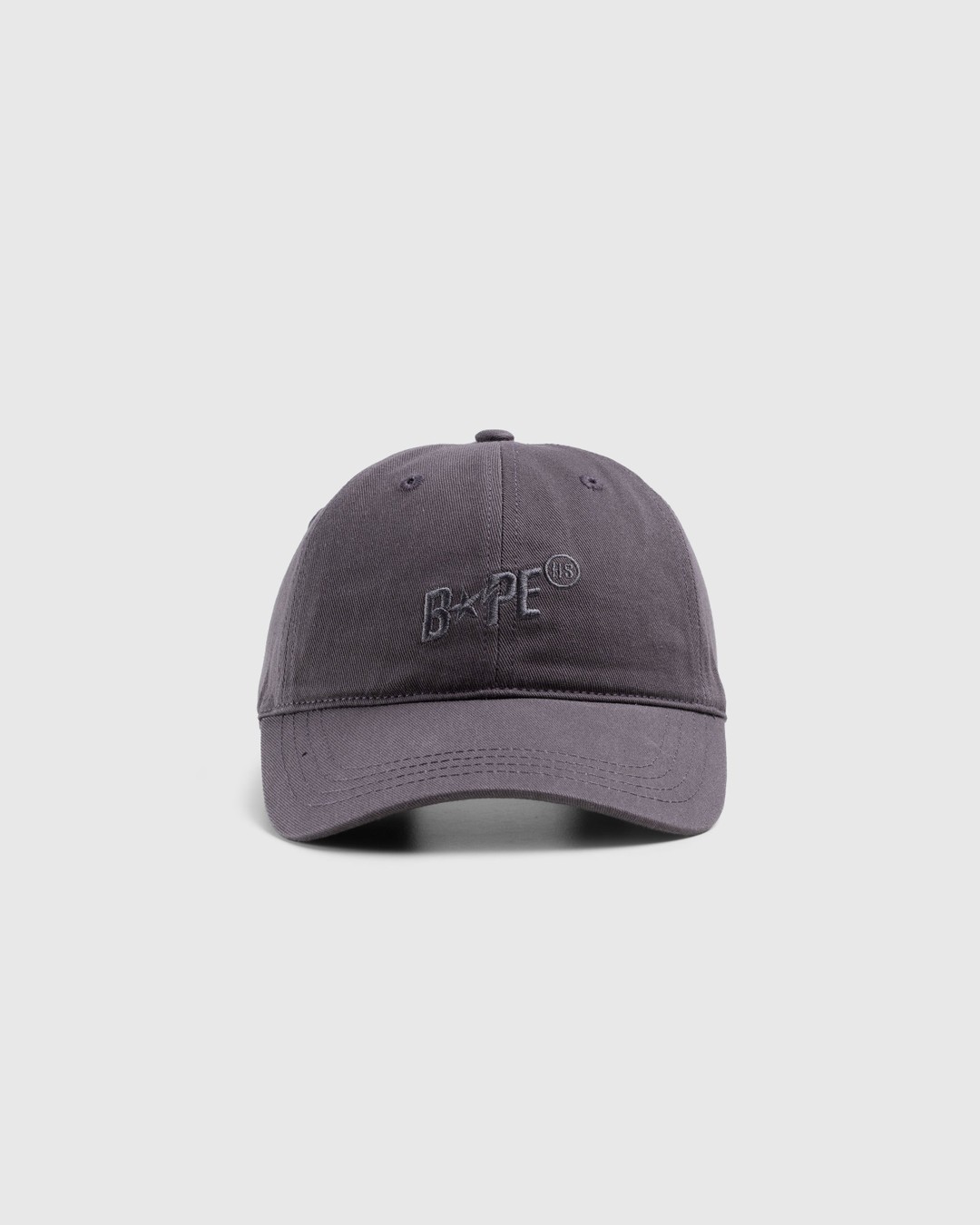 BAPE x Highsnobiety – Logo Cap Charcoal  - Hats - Grey - Image 2