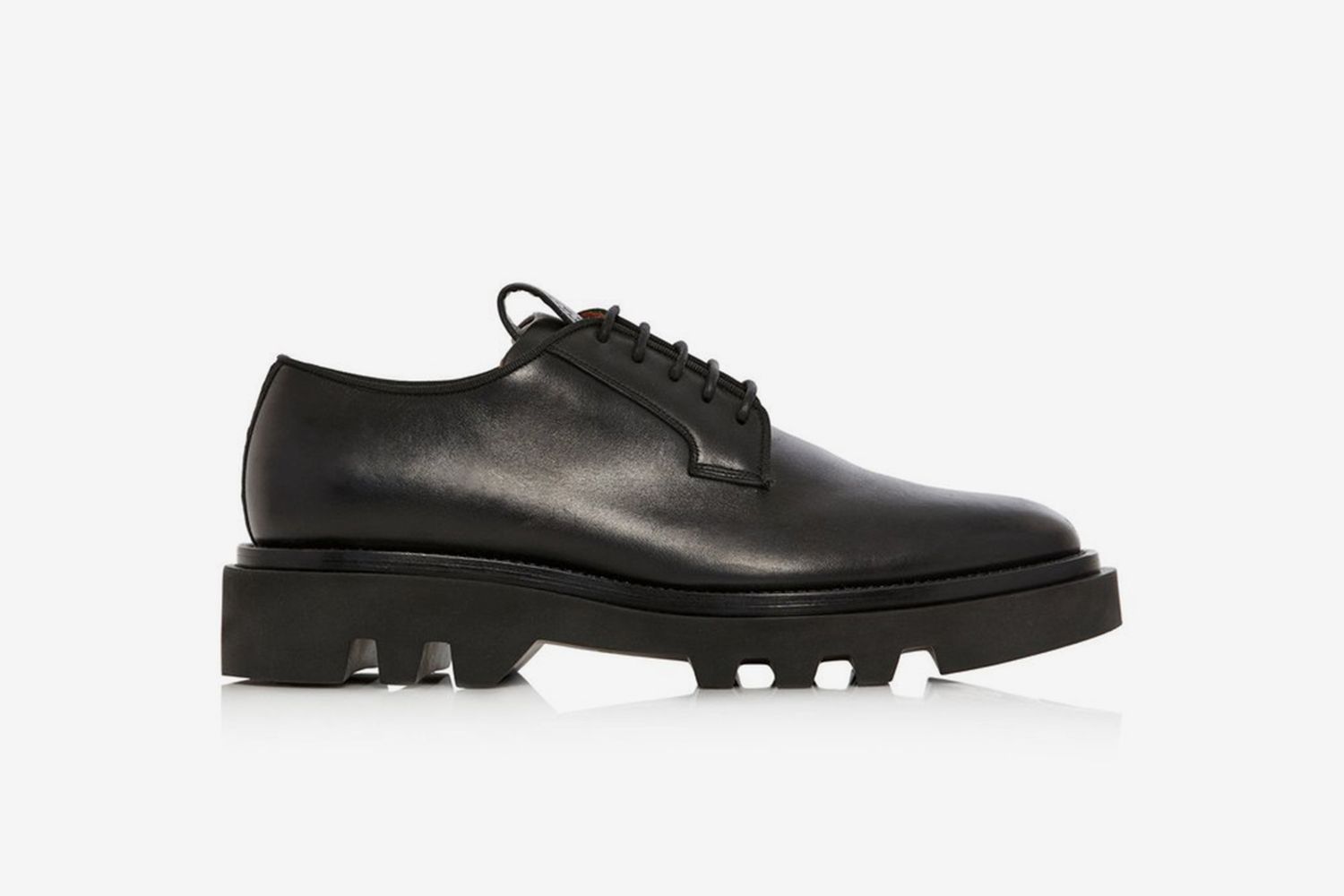 Leather Combat Derby Shoes