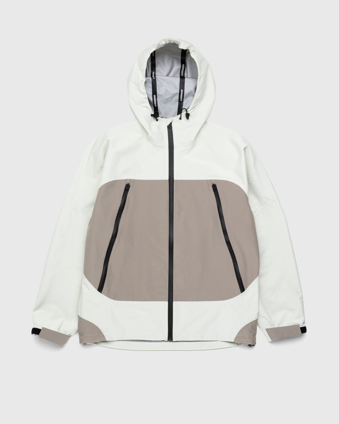 White cp company goggle jacket sale