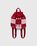 Acne Studios – Knit Face Backpack Deep Red/Faded Pink/Melange - Bags - Red - Image 1