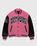 Noon Goons –  Hollywood High Varsity Jacket Pink/Black