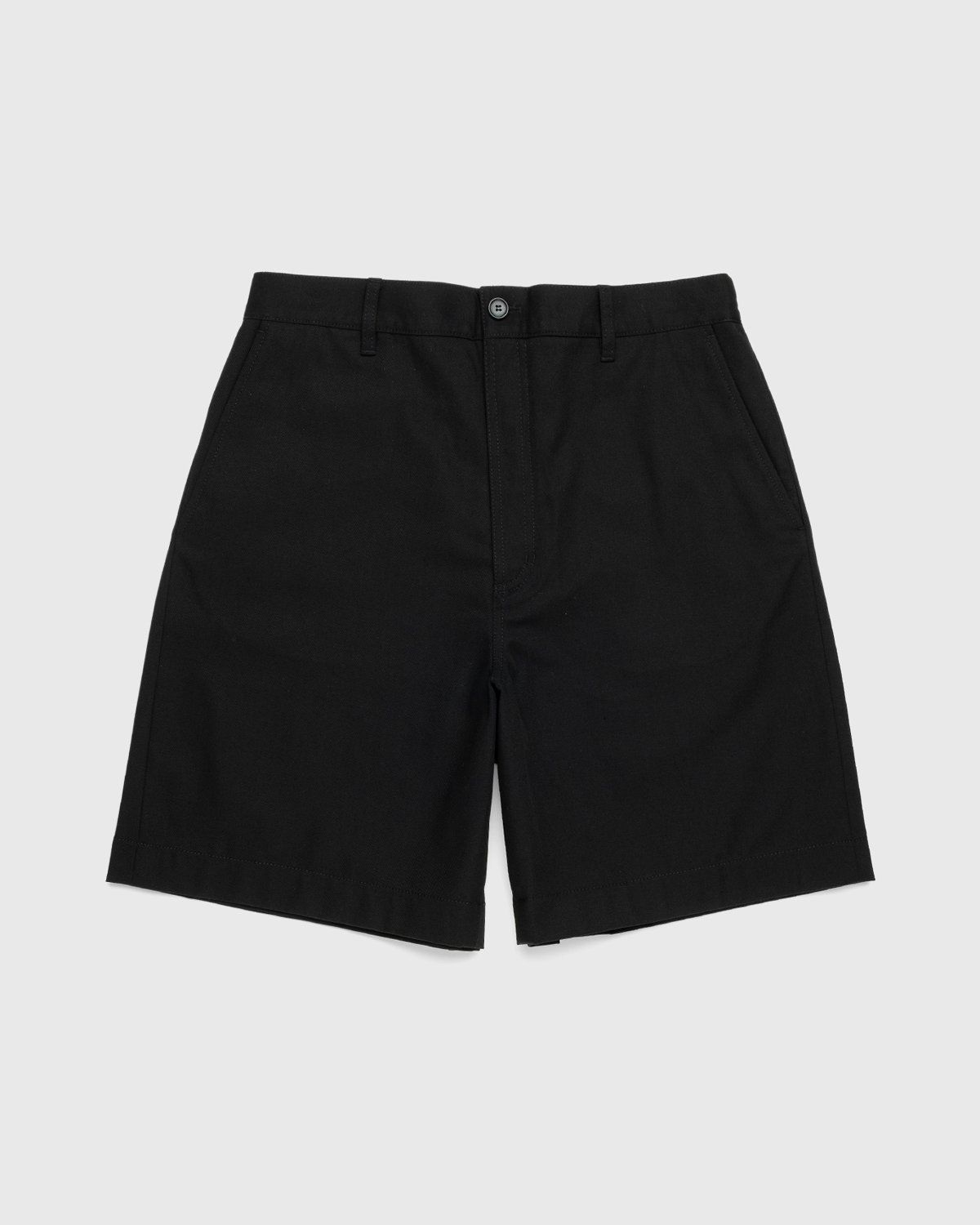 Acne Studios – Ringa Cotton Mix Twill Shorts Black | Highsnobiety Shop