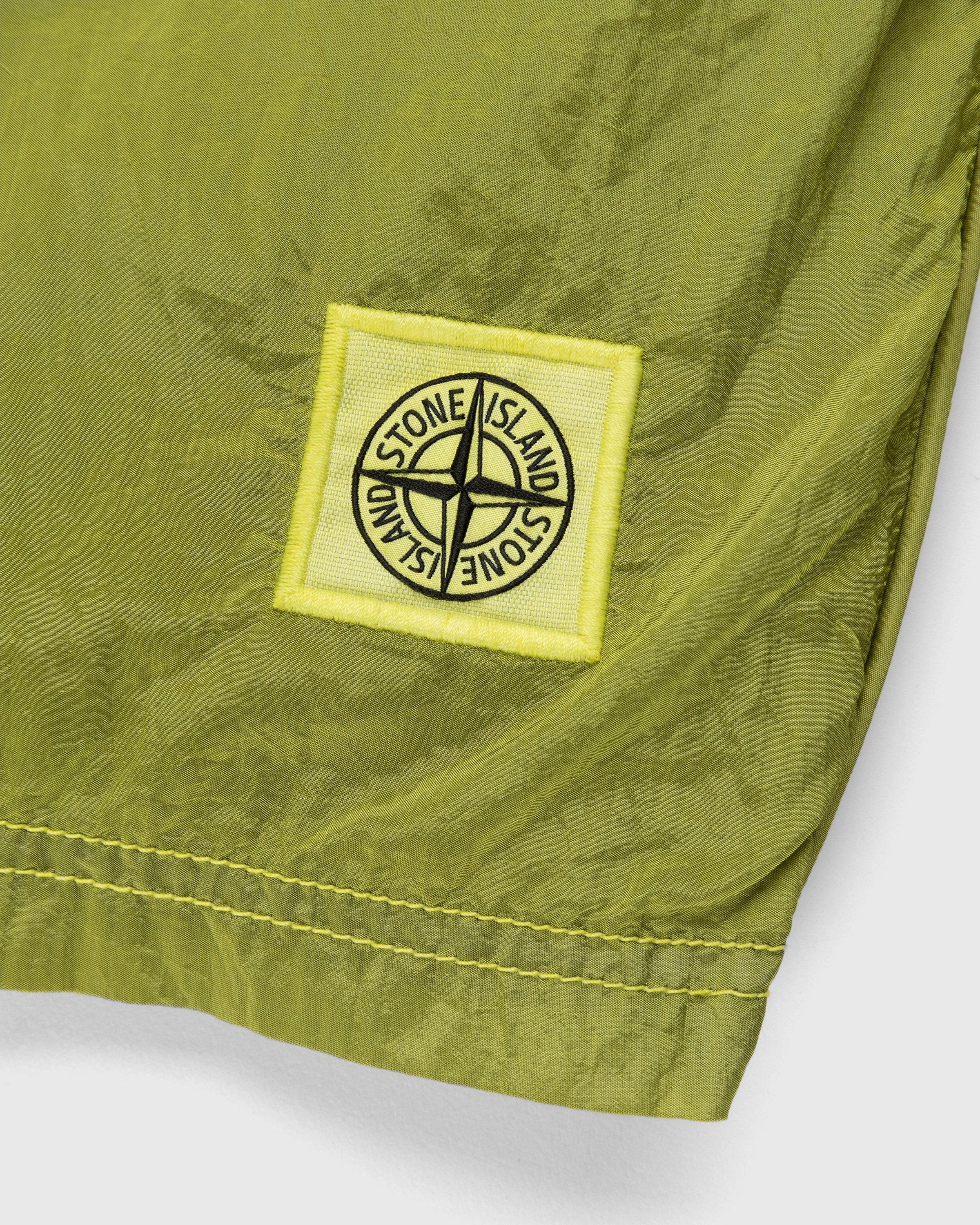 Stone Island – B0243 Nylon Metal Swim Shorts Lemon - Shorts - Yellow - Image 8