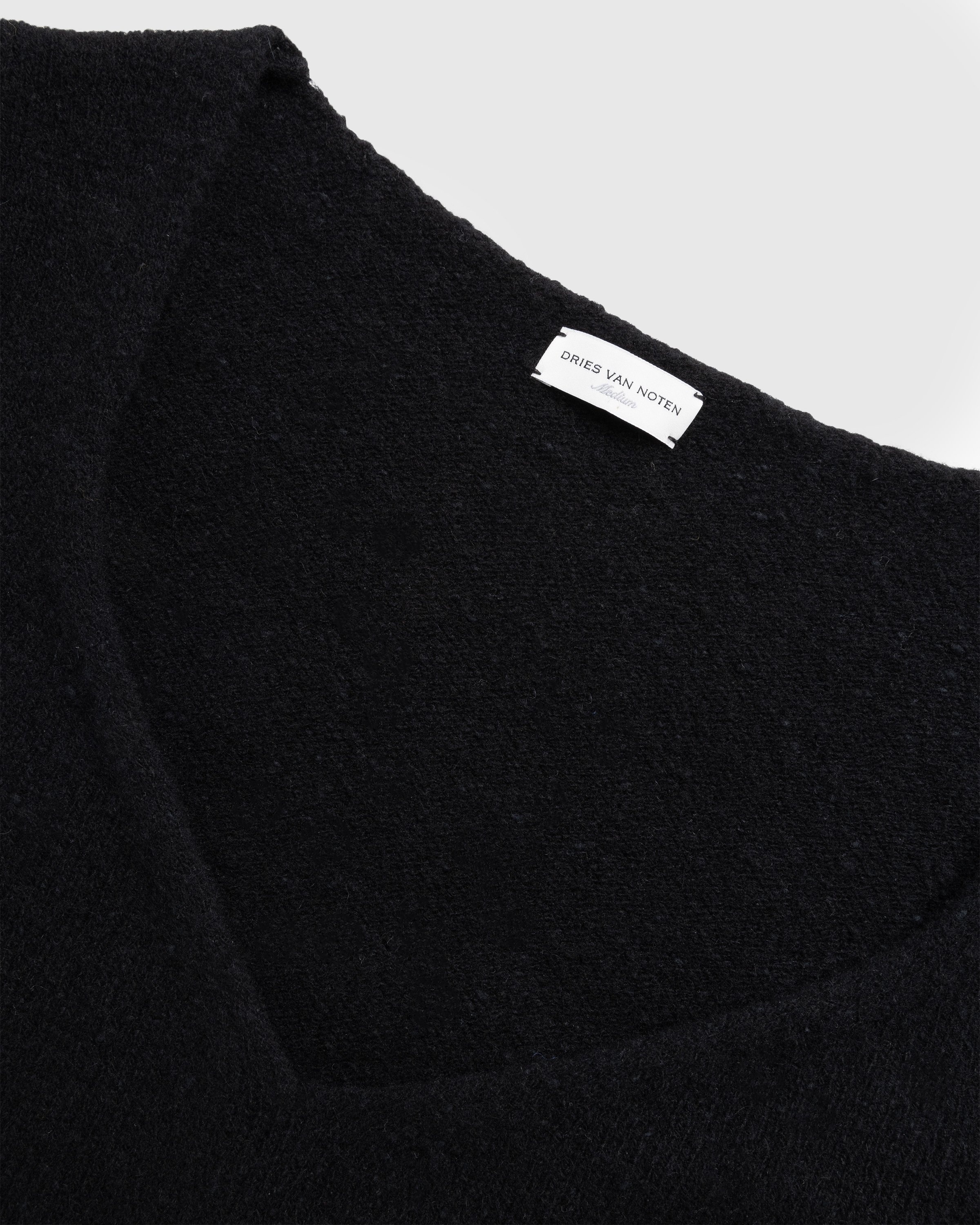 Dries van Noten – Meron Knit Black - Knitwear - Black - Image 4