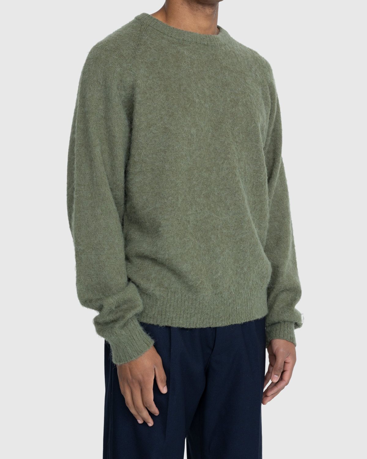 Highsnobiety – Alpaca Raglan Sweater Dark Green - Knitwear - Green - Image 7