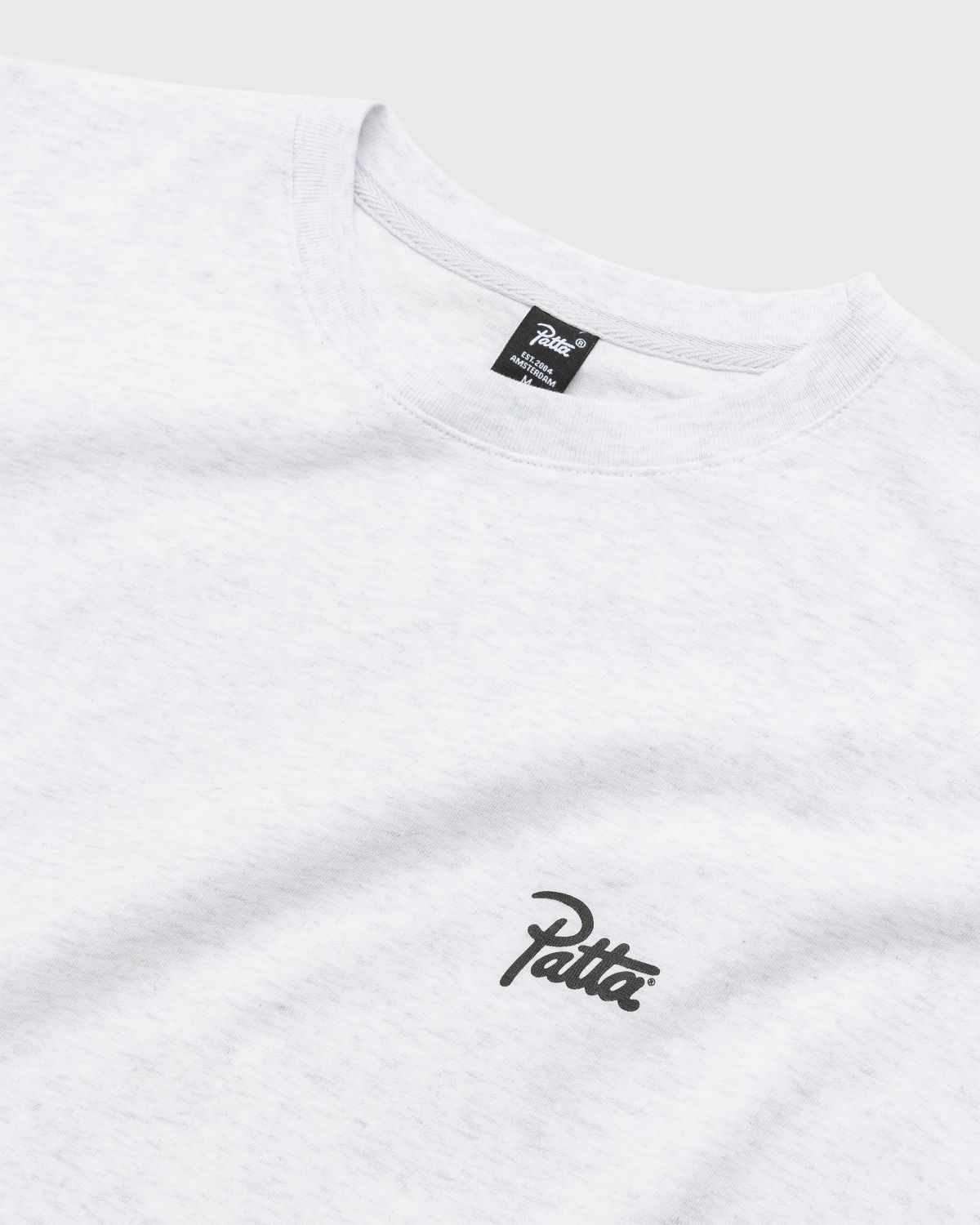 Patta – Teddy Bear T-Shirt Snow Melange Grey - Tops - Grey - Image 4