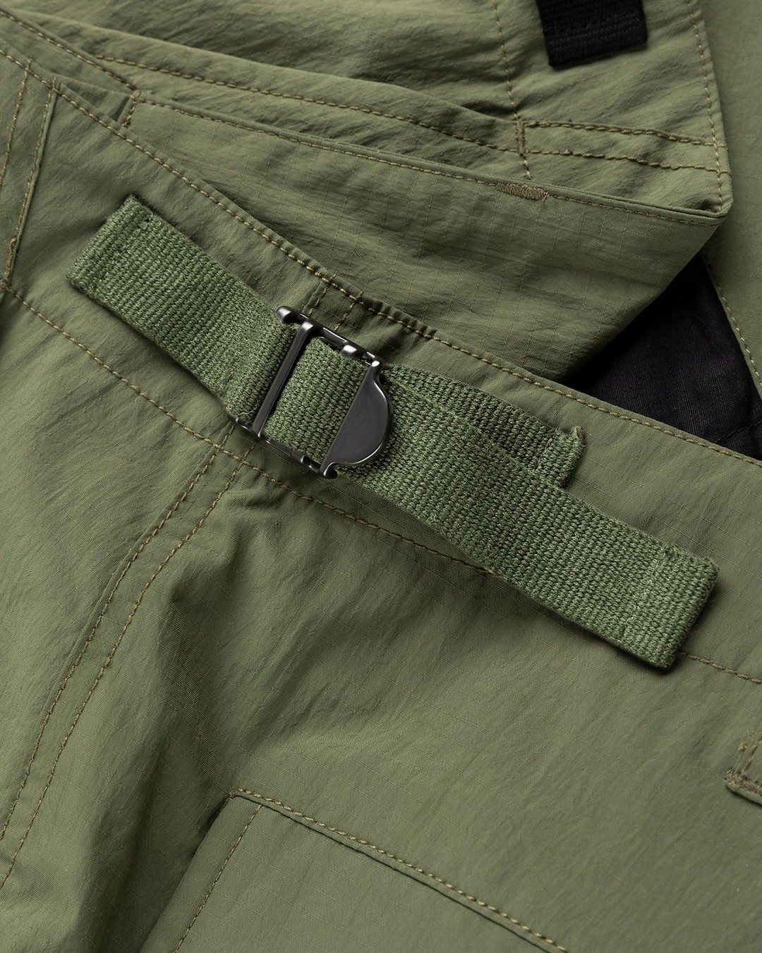 Highsnobiety – Water-Resistant Ripstop Cargo Pants Khaki - Pants - Green - Image 7