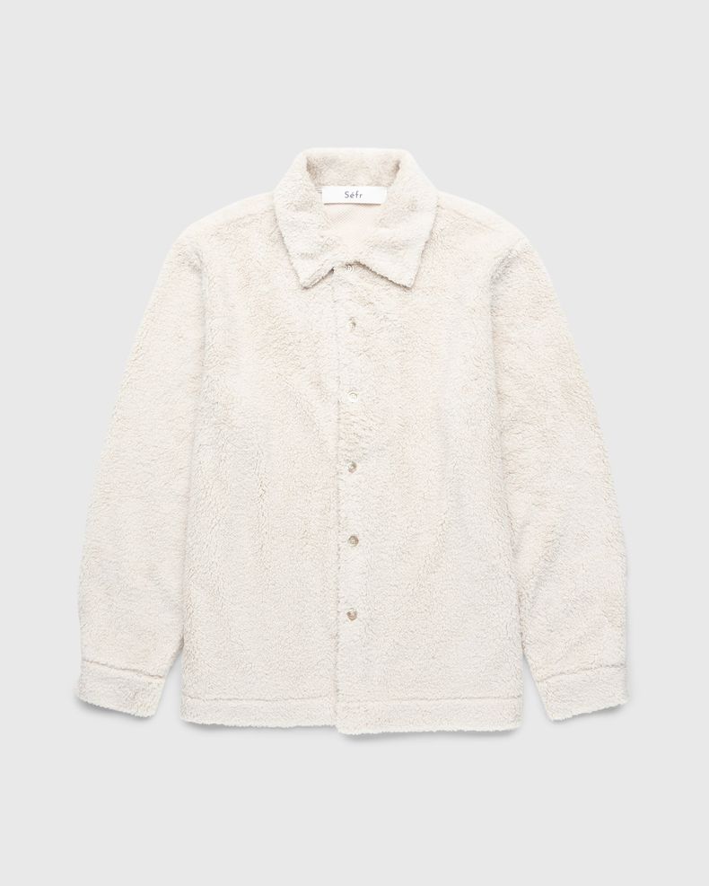 Sense Overshirt Polar White Fleece