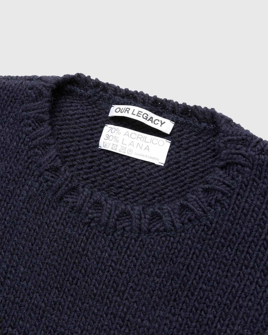 Our Legacy – Popover Roundneck Lucky Clover Navy | Highsnobiety Shop