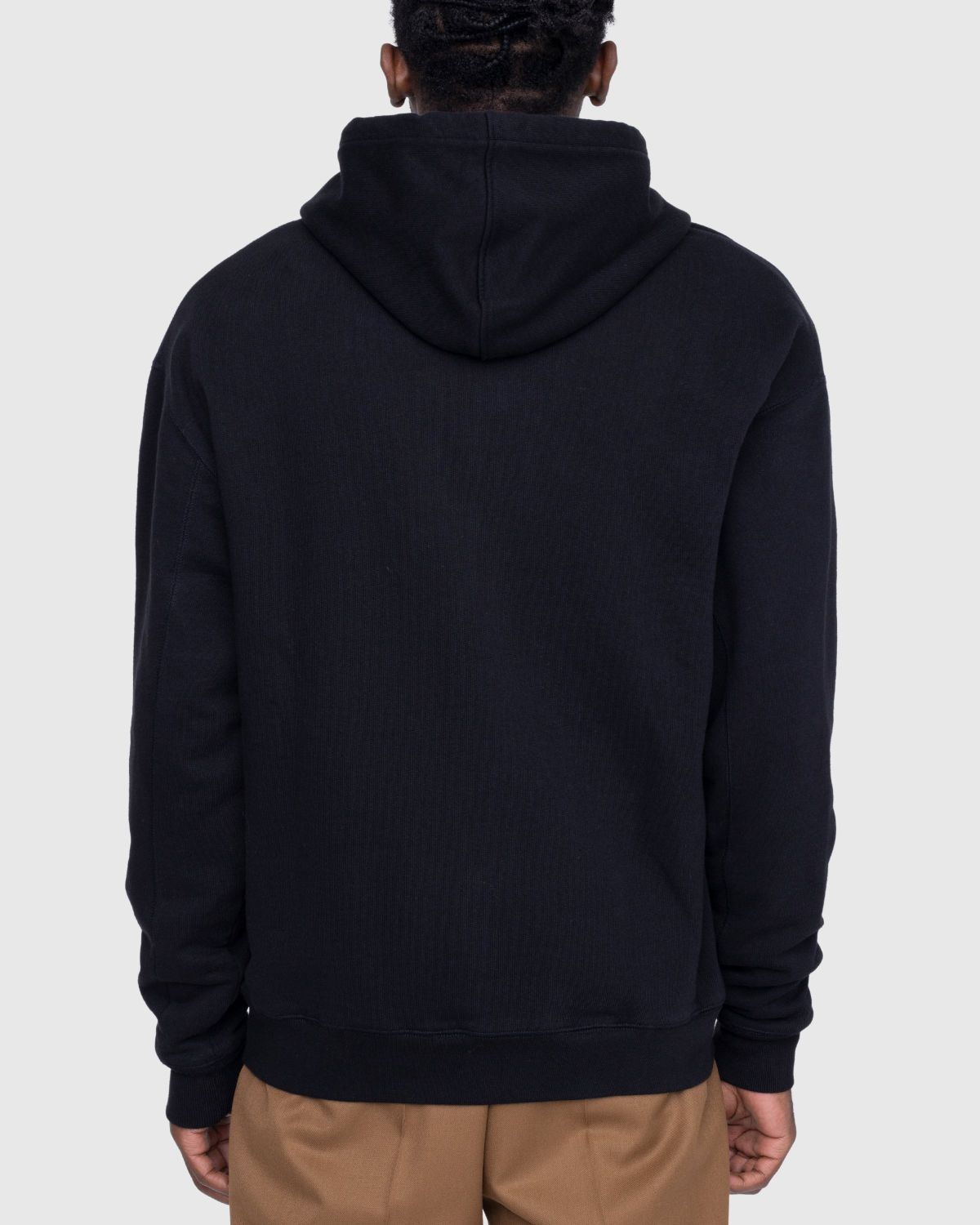 Highsnobiety – Thermal Zip Fleece Hoodie Black - Sweats - Black - Image 4