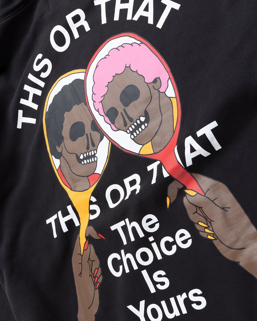 Patta – This Or That Hoodie Black - Sweats - Black - Image 6