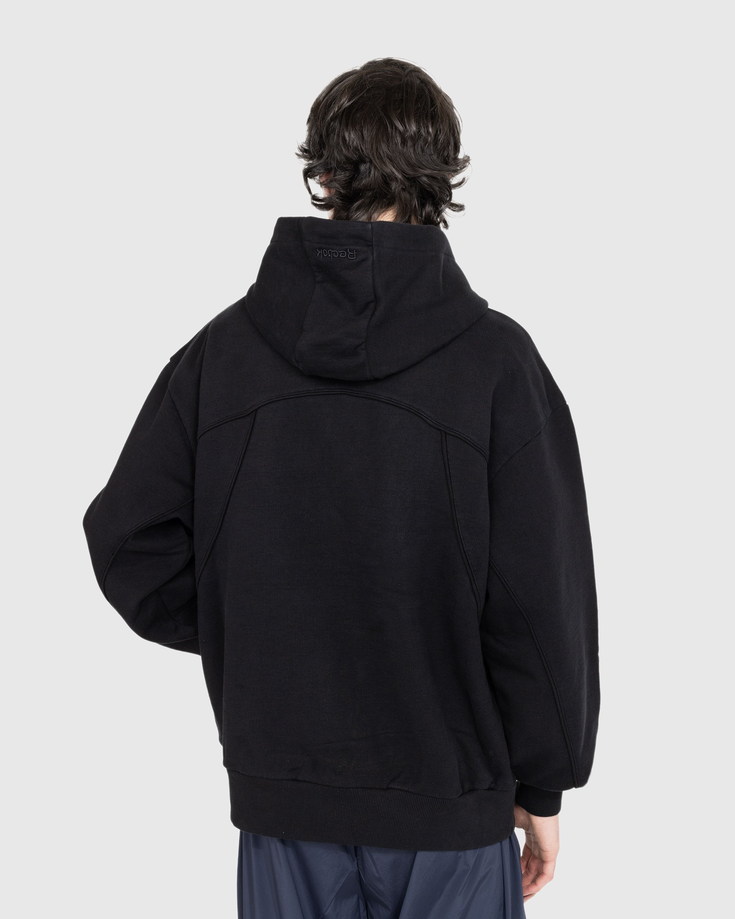 Reebok Oversized Piped Hoodie Black Highsnobiety Shop