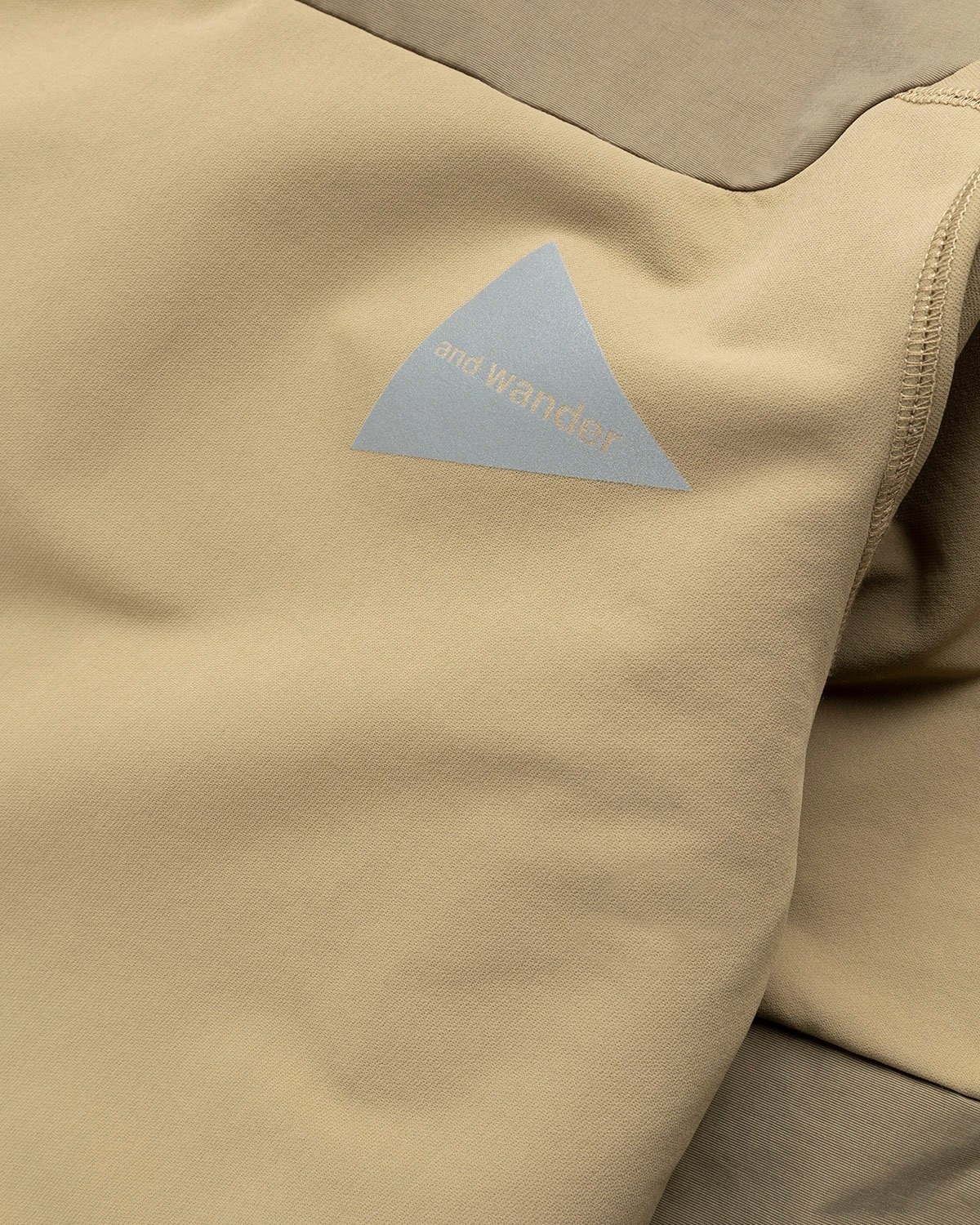 And Wander – Stretch Shell Jacket Dark Beige - Outerwear - Beige - Image 6