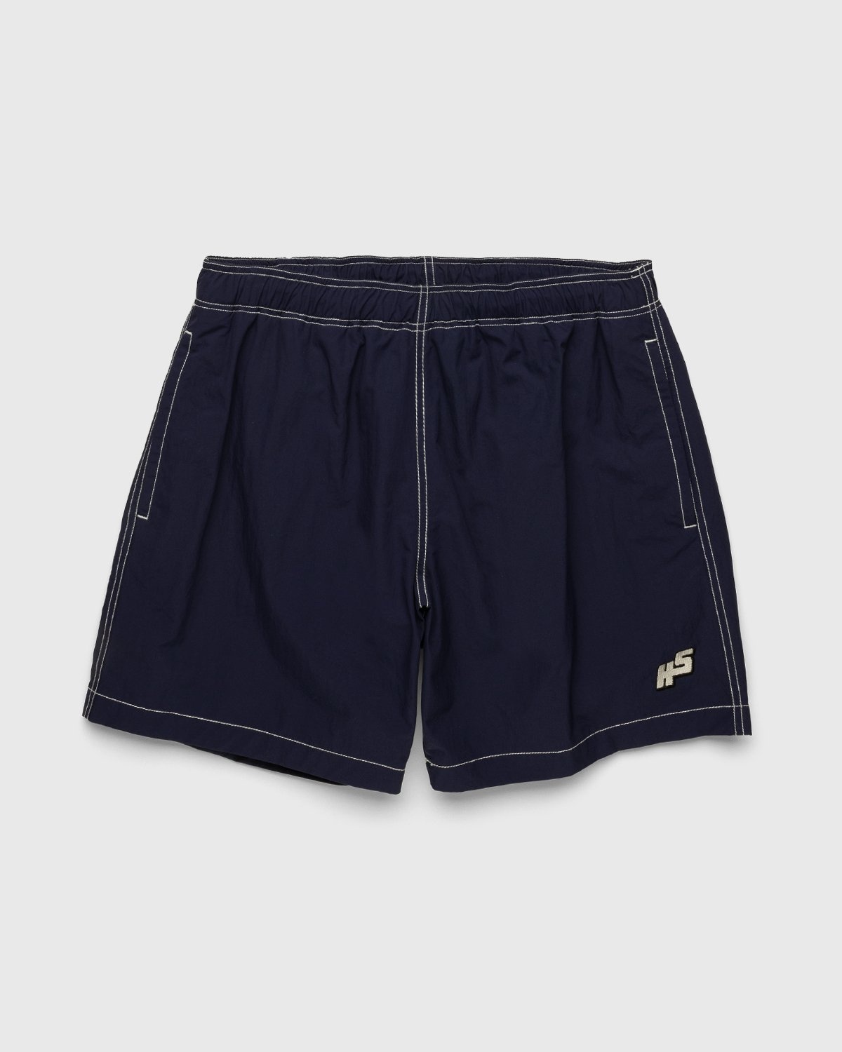 Highsnobiety – Contrast Brushed Nylon Water Shorts Navy - Shorts - Blue - Image 1