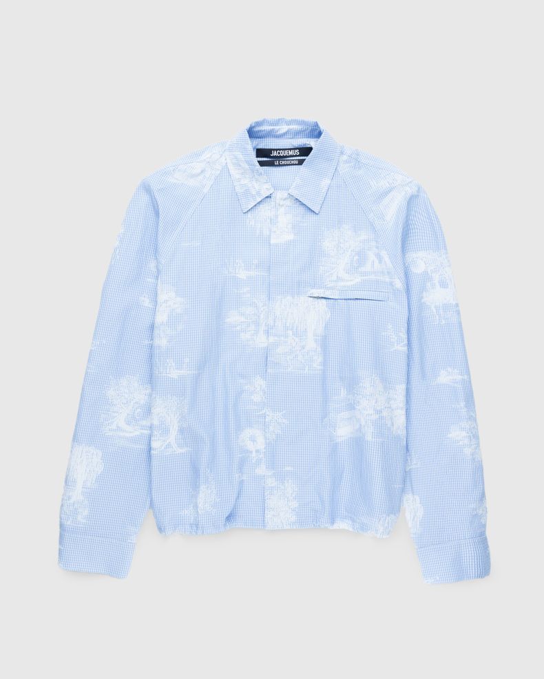 La Chemise Criollo Print Toile De Jouy Blue
