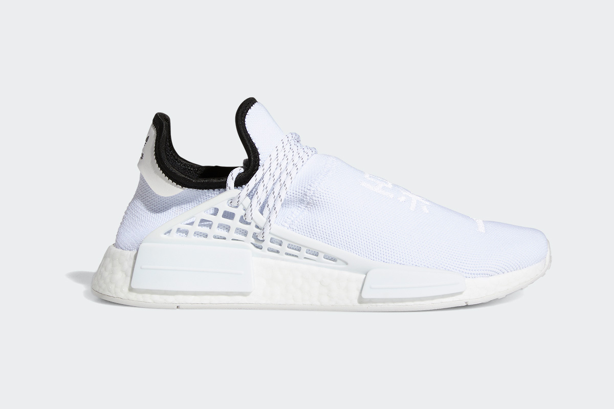 Edele Hectare mobiel Pharrell Williams x adidas Hu NMD White: Official Images & Info